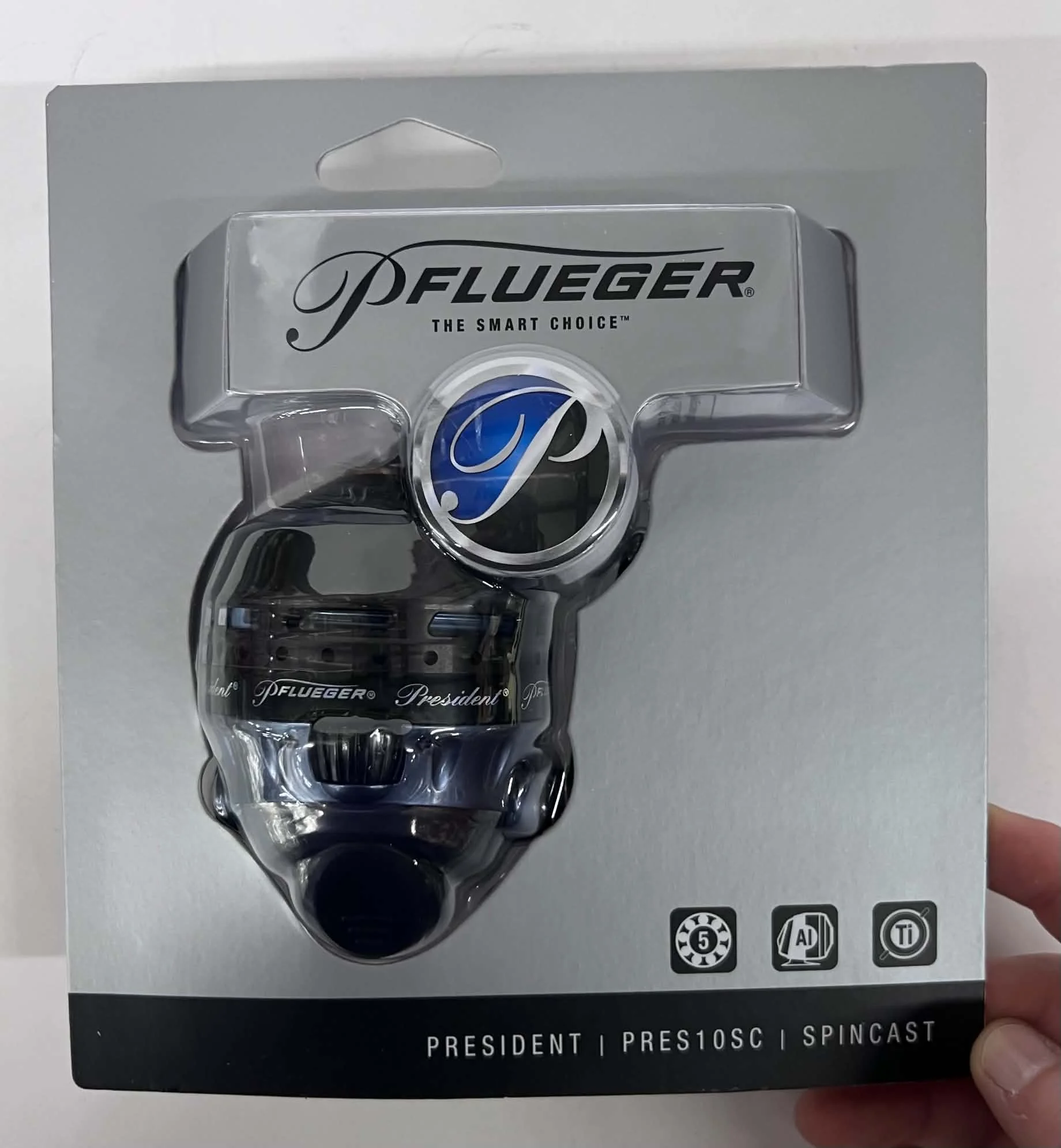 Pflueger President Spincast Reel