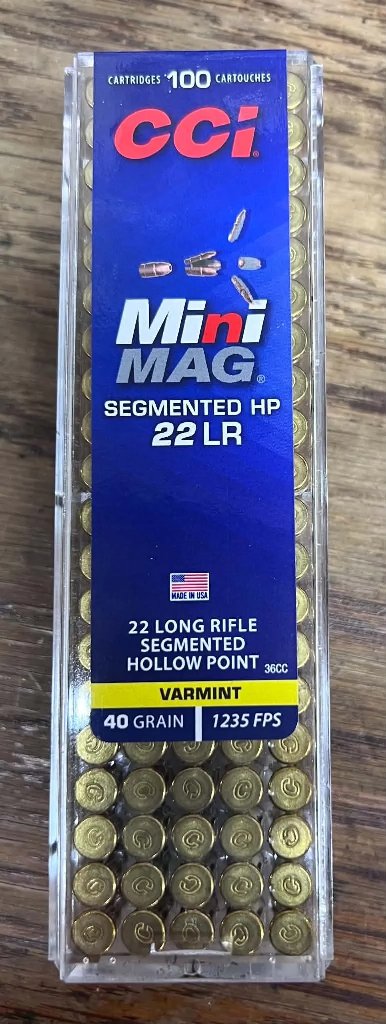 CCI Mini-Mag Segmented HP .22 LR Ammunition