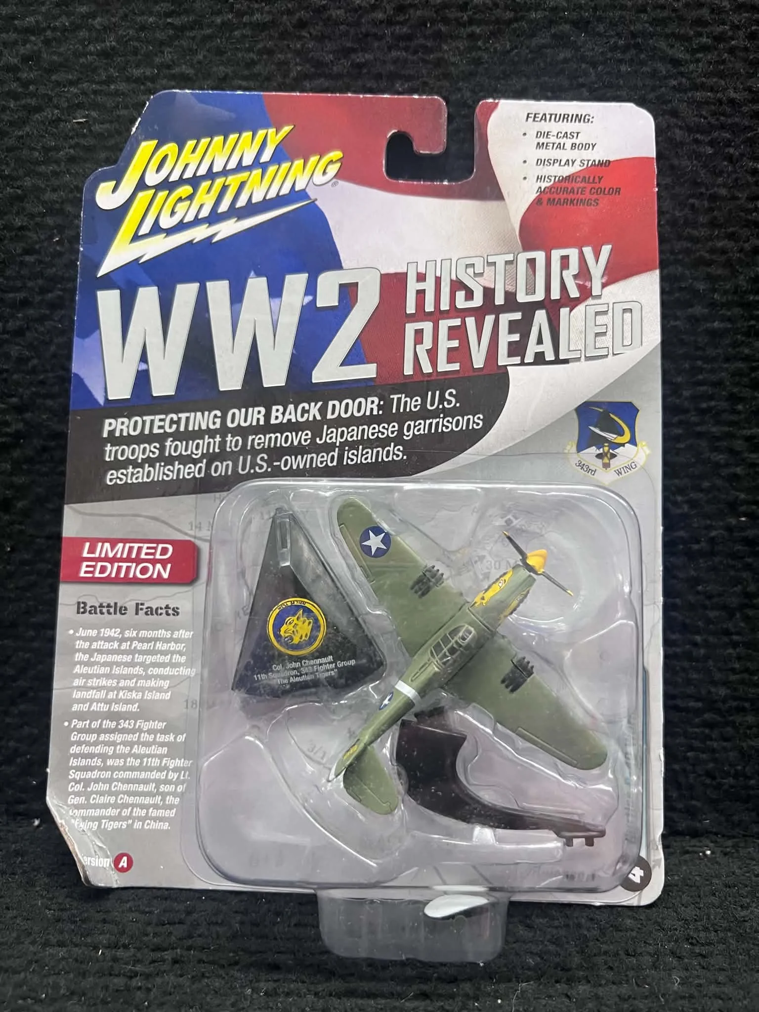 Johnny Lightning WW2 'History Revealed' Die-Cast Airplane