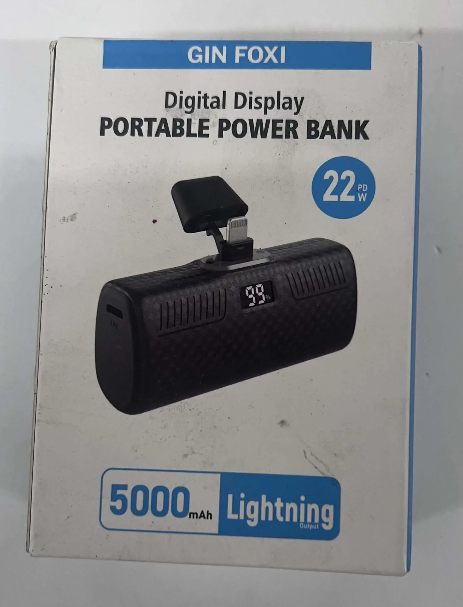Gin Foxi 5000mAh Digital Display Power Bank