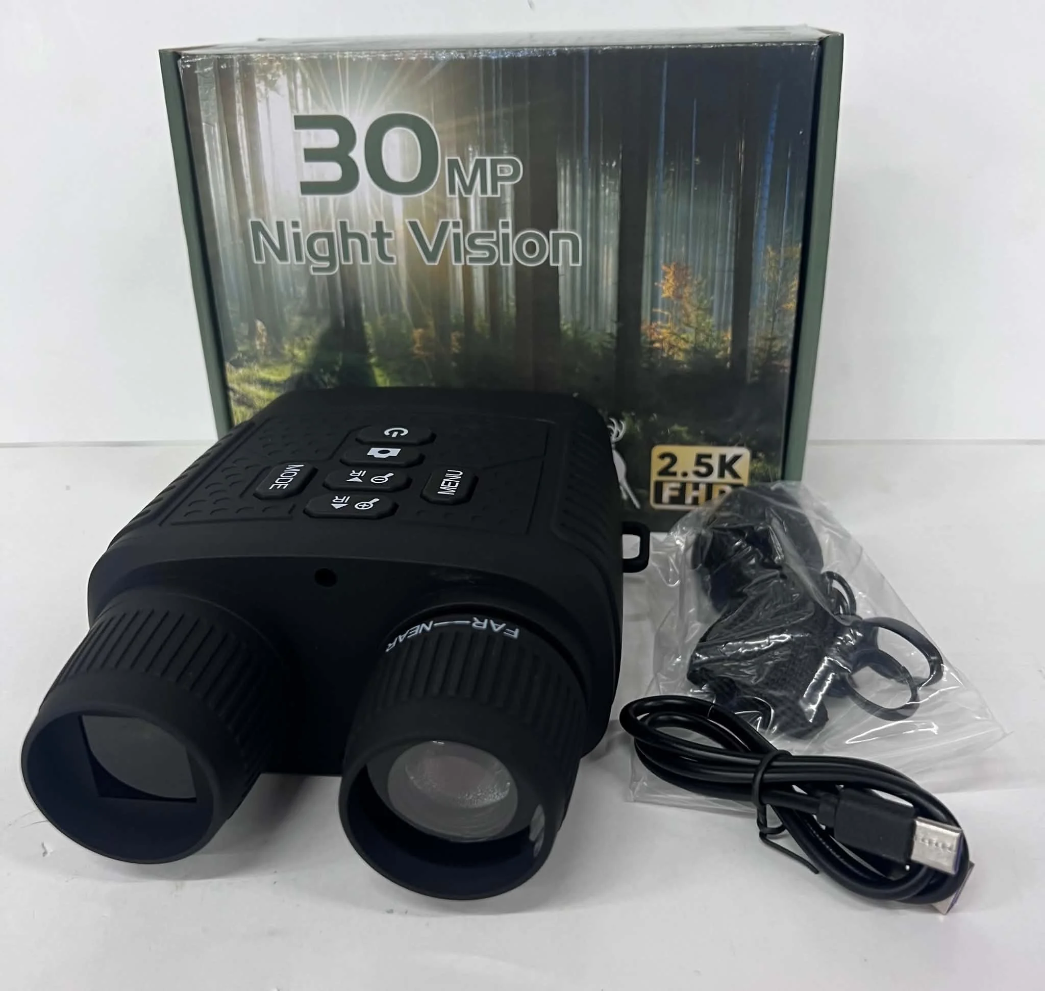 30MP Night Vision Binoculars with 2.5K FHD