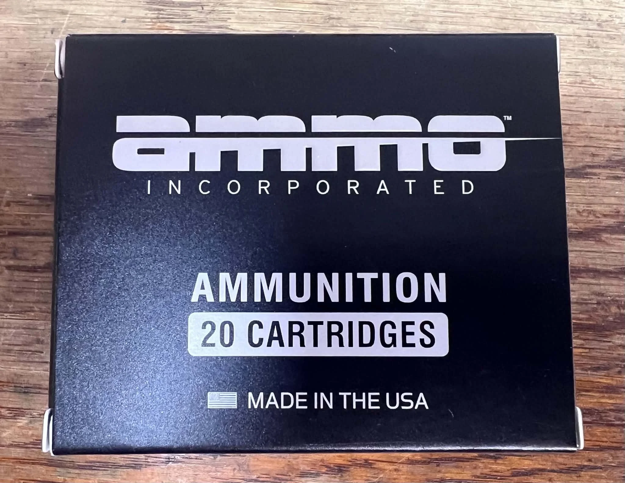 Ammo Incorporated 20 Cartridges Box