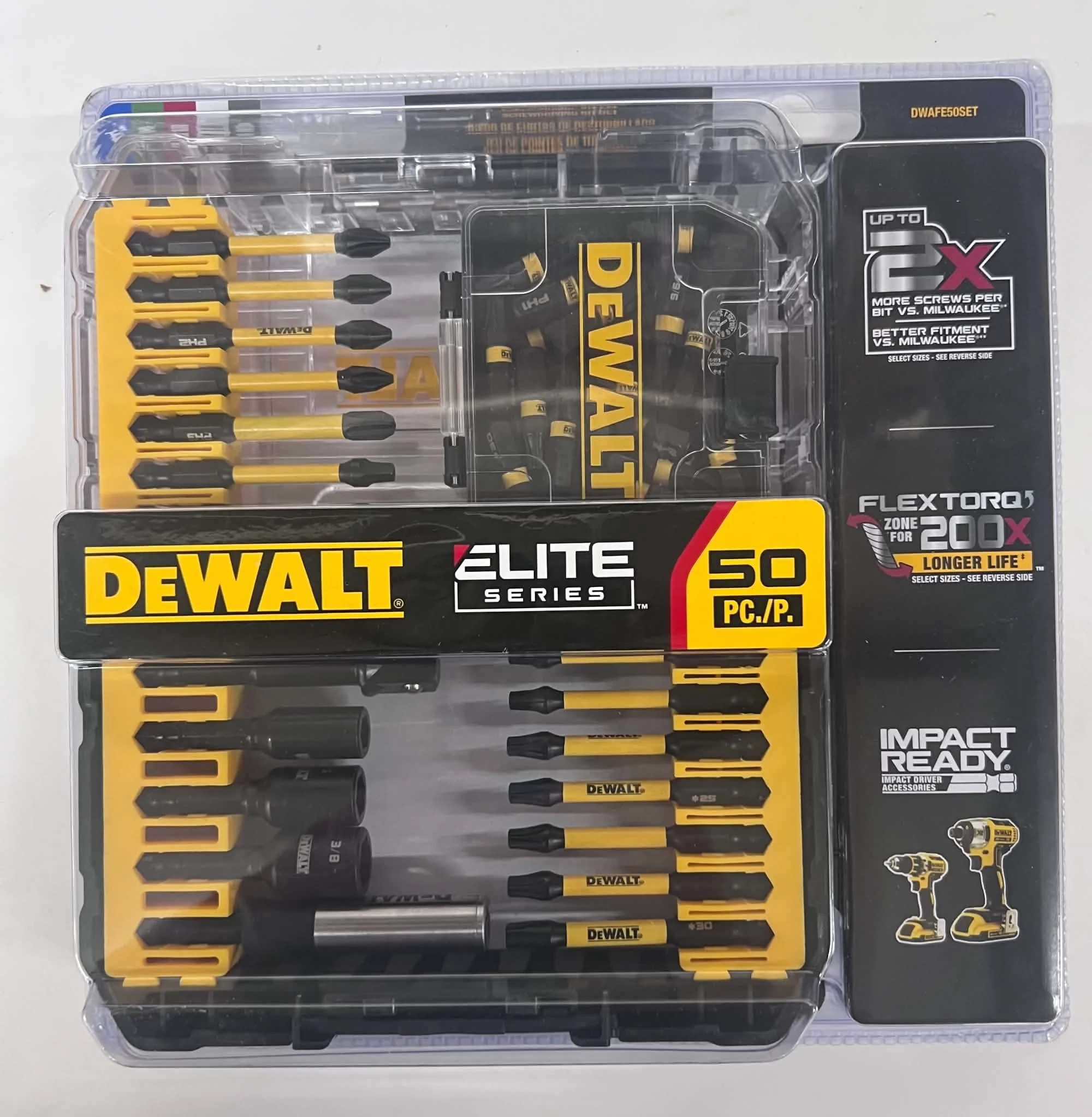 DeWalt Elite Series 50-Piece Impact Ready Drill & Drive Set