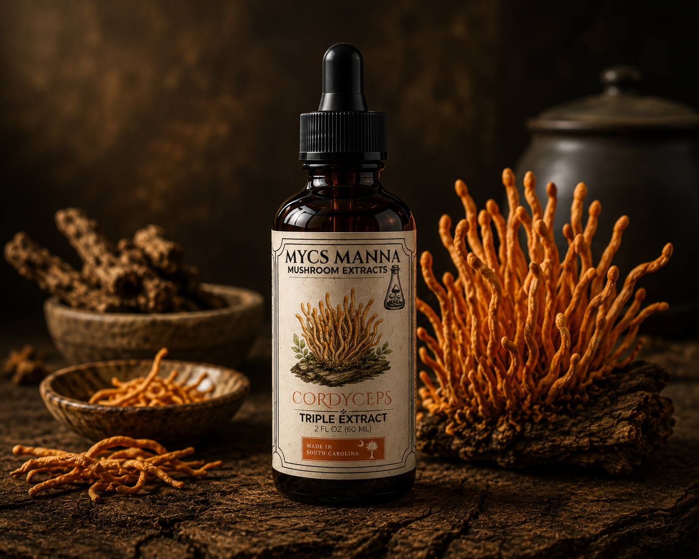 Albino Cordyceps Triple Extract