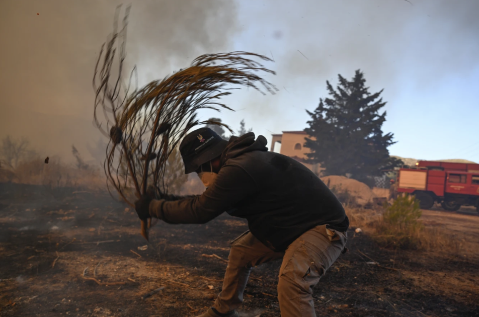 Europe’s hot, dry summer takes its toll with fires in France and Greece, and drought in the UK