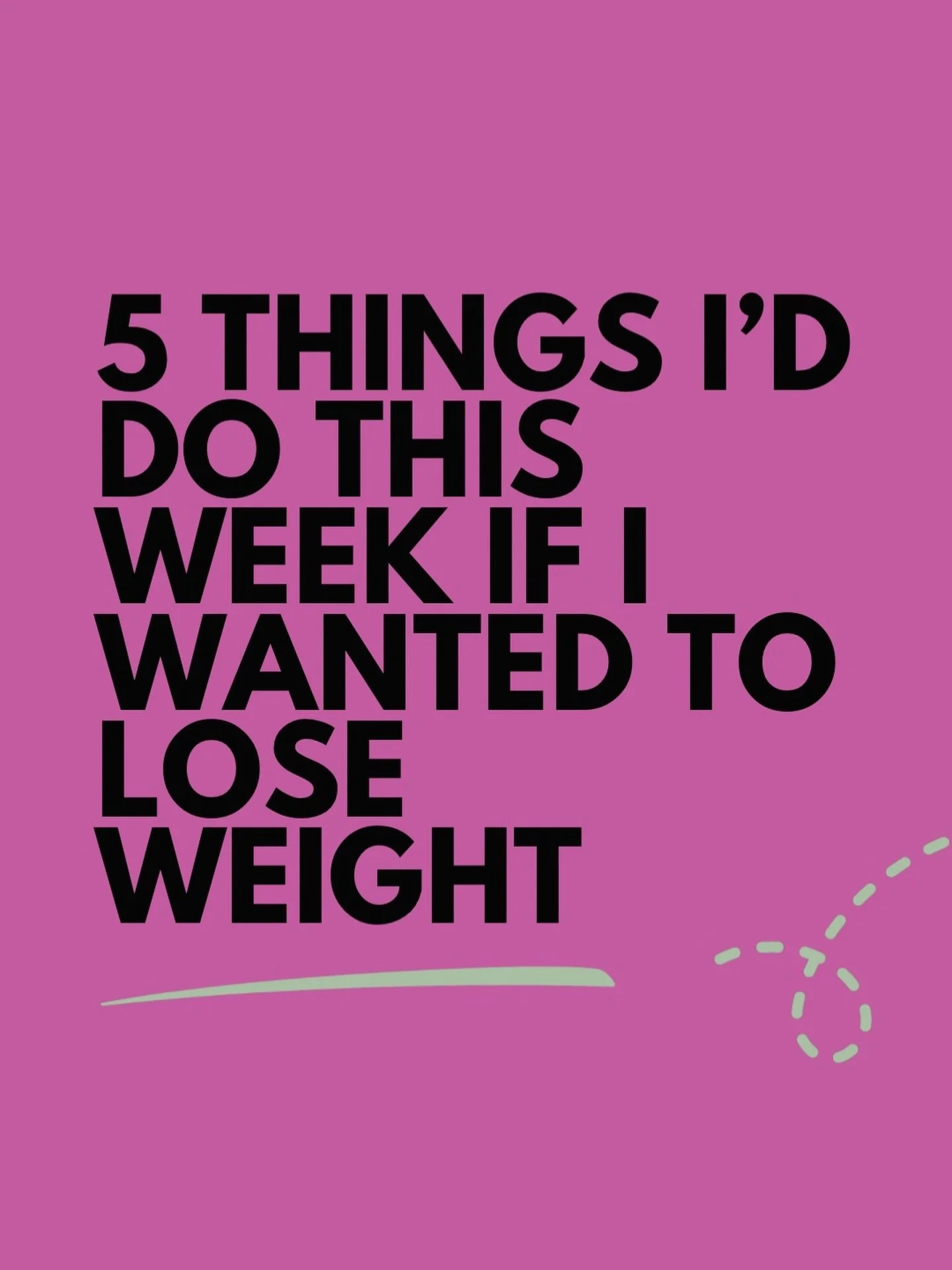 5 things I&rsquo;d do this week if I wanted to lose weight&hellip; without dieting!

Do you want to lose weight without going on another diet? Start here👇

🥚 Prioritise protein at every meal
It helps with fullness, muscle maintenance and making mea