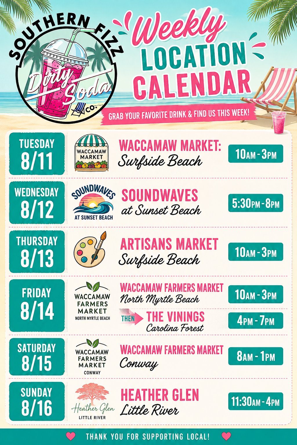 August 10-16th