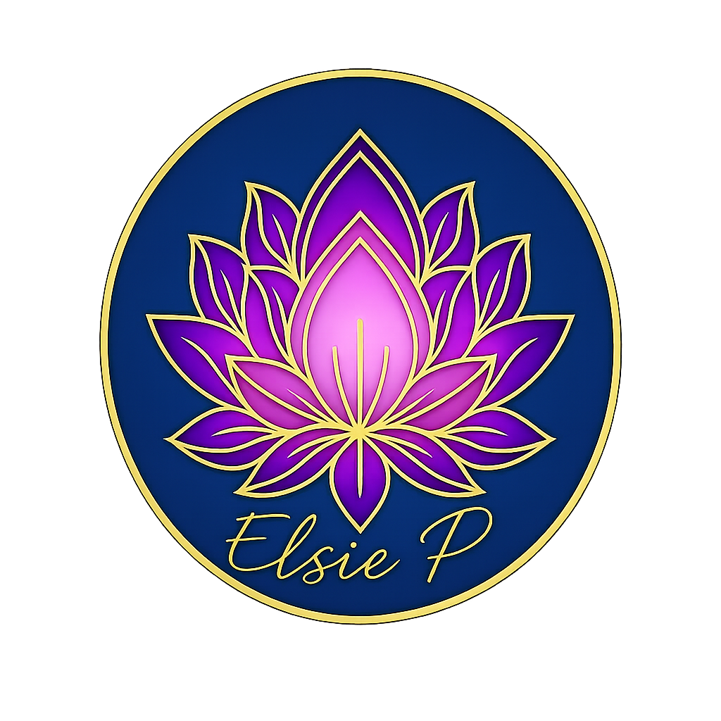 Elsie P Enterprises logo representing transformation, growth, confidence, purpose, and personal evolution.