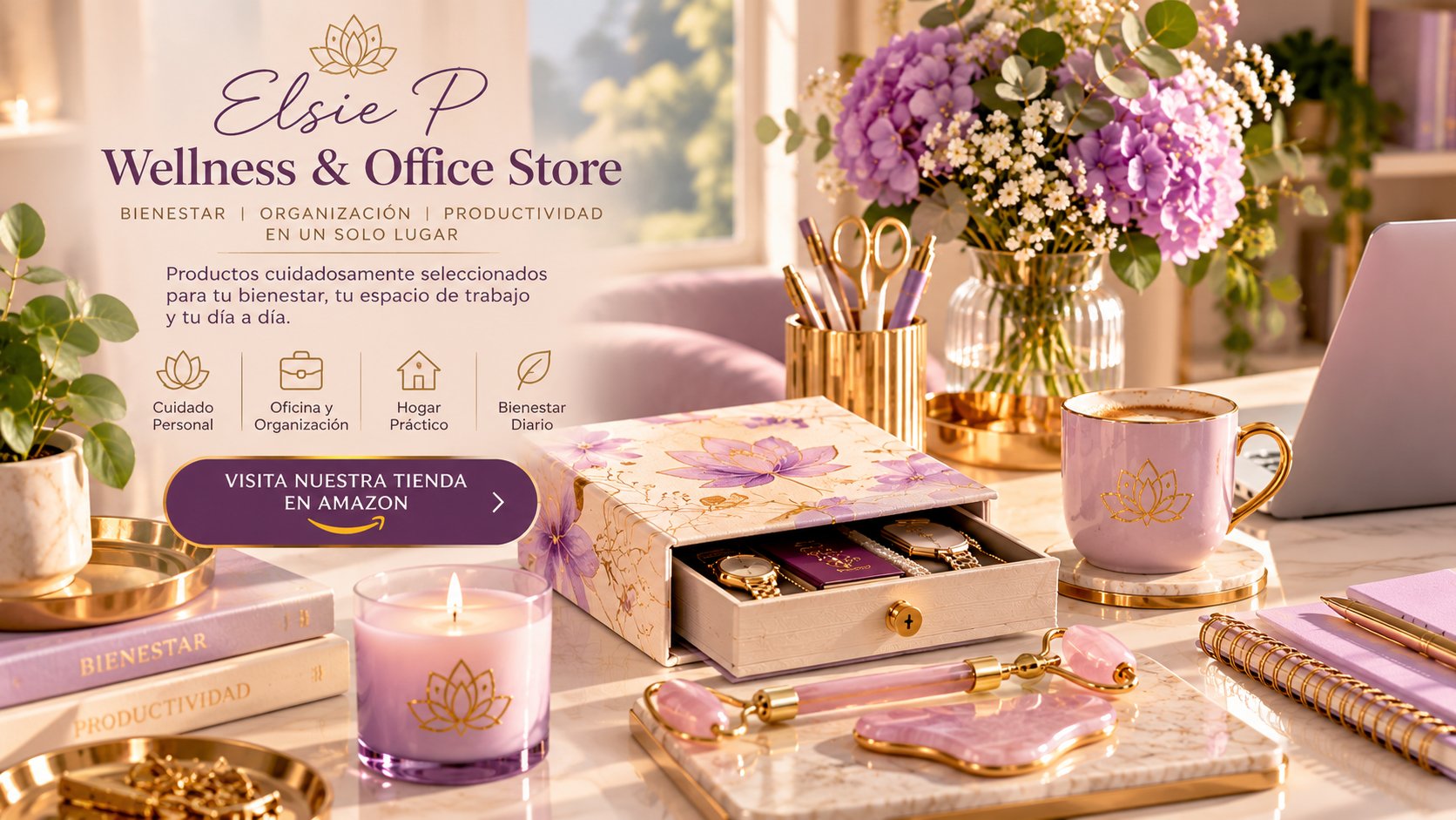 lsie P Wellness & Office Store is an online retail store operated by Elsie P Enterprises LLC, offering wellness, office, organization and everyday-use products through Amazon.