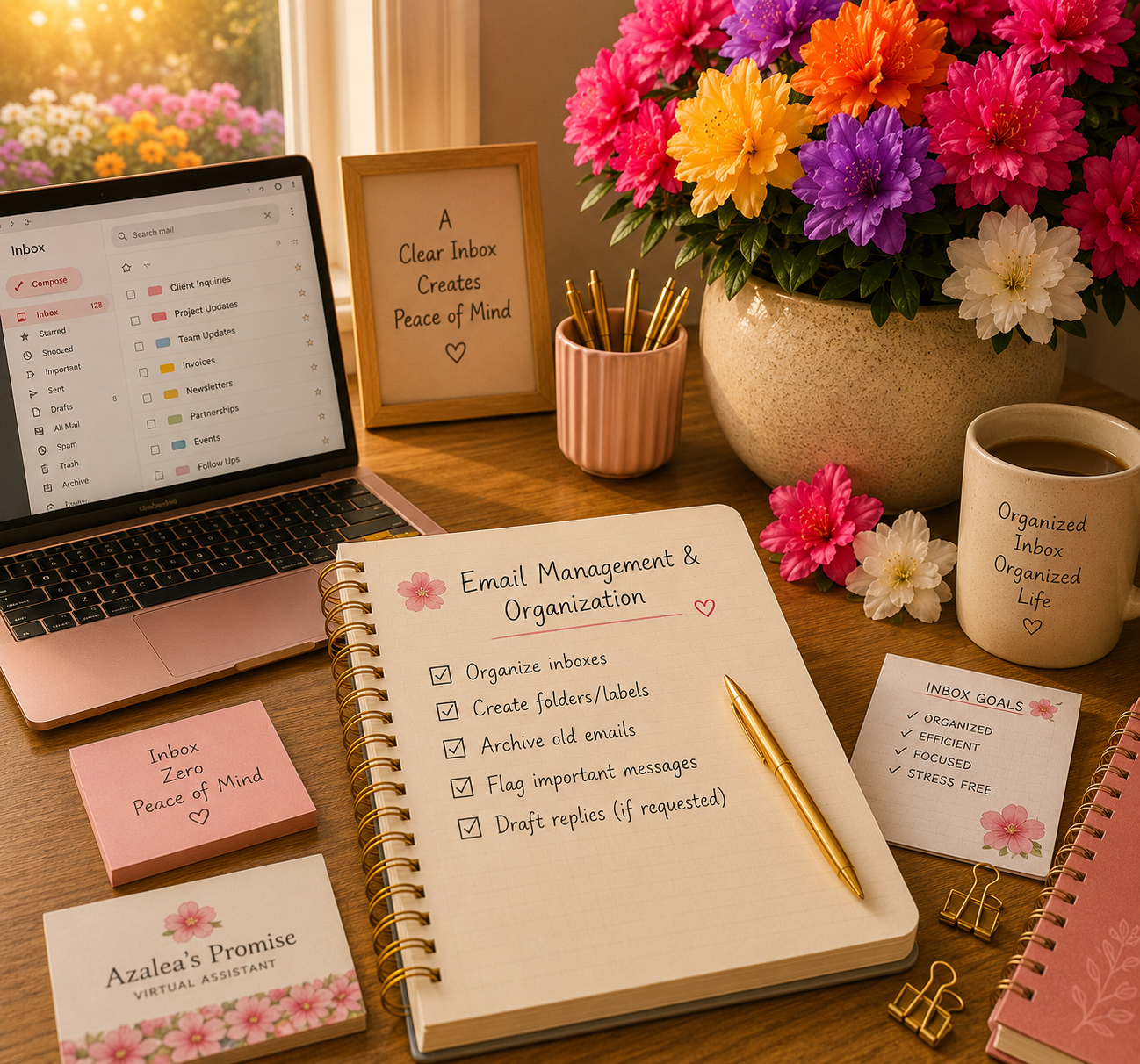 🌸 Email Management & Organization