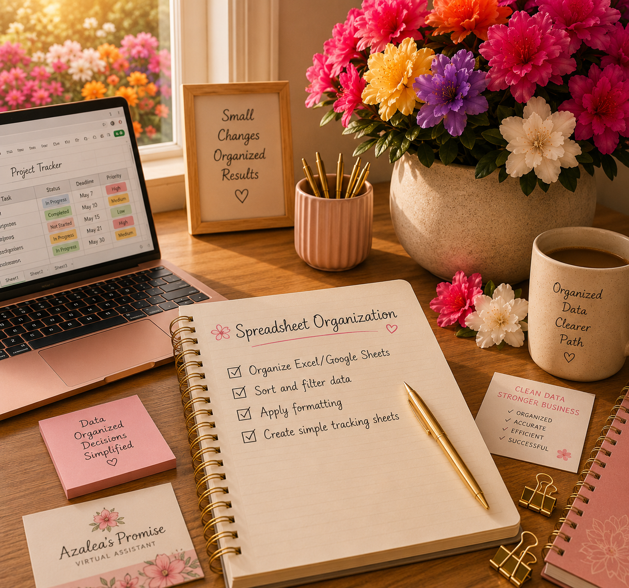 🌸 Spreadsheet Organization