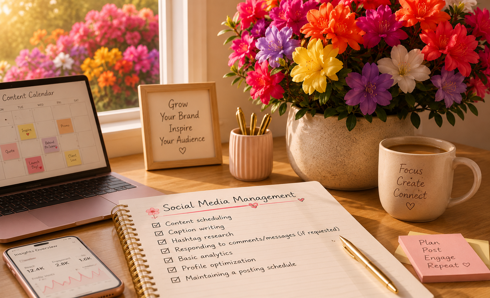 🌸 Social Media Management