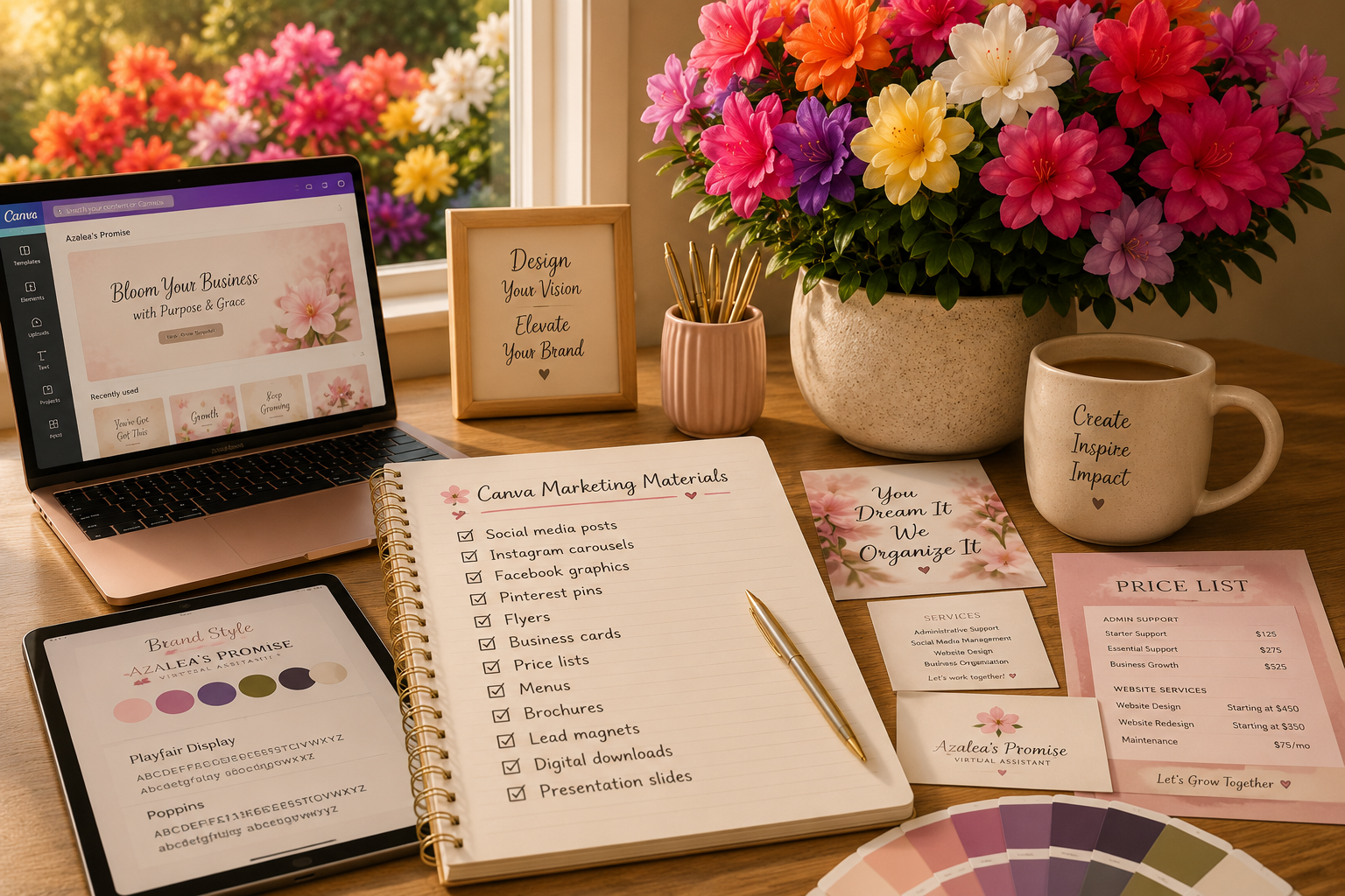 🌸 Canva Marketing Materials