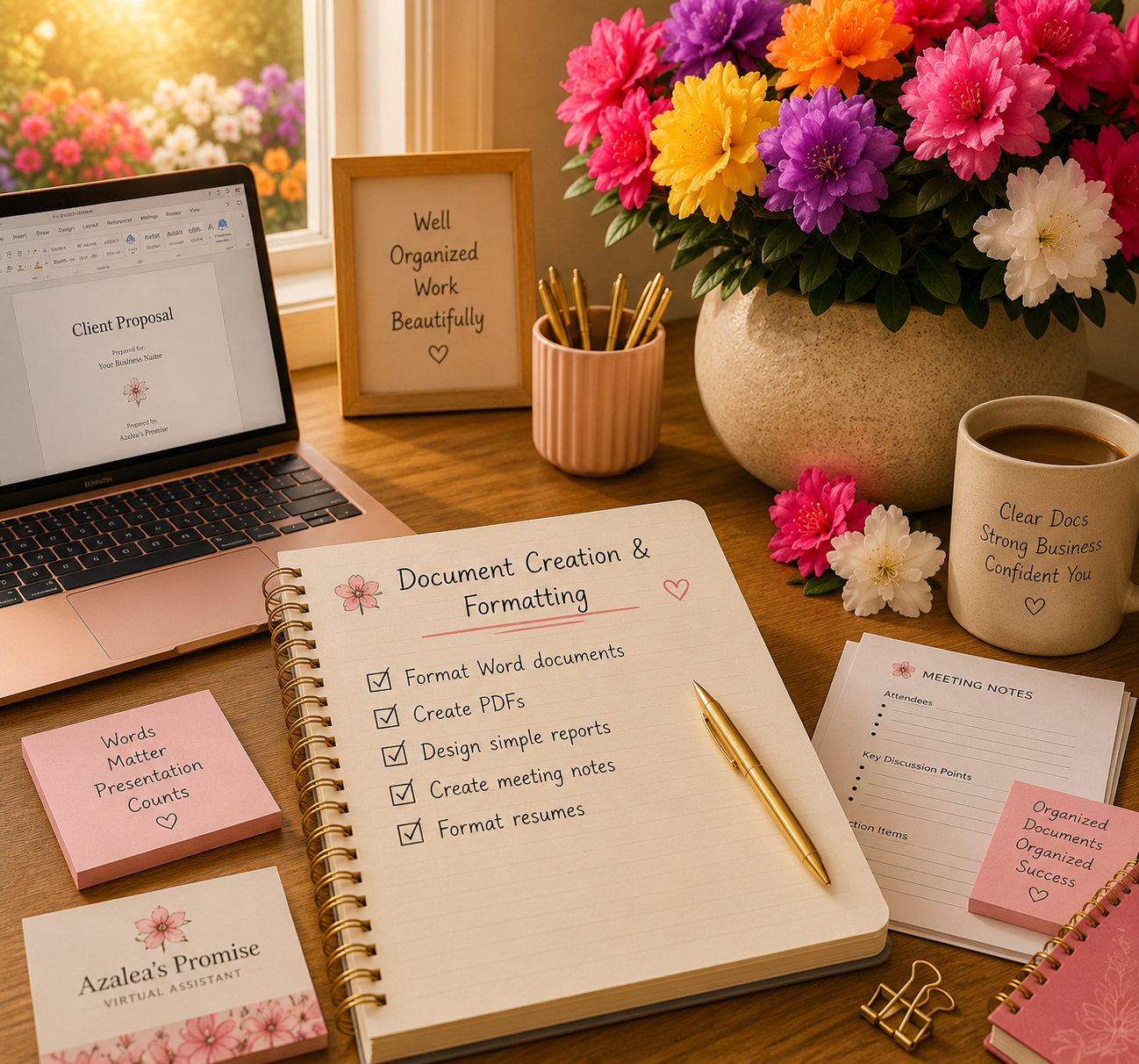 🌸 Document Creation & Formatting