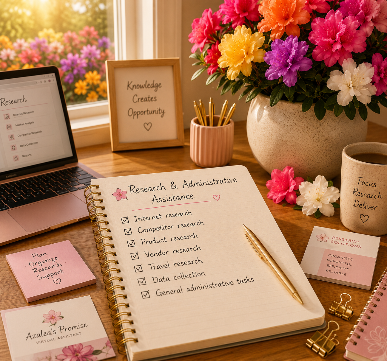 🌸 Research & Administrative Assistance