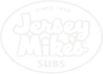 Logo for Jersey Mike's Subs, featuring the text 'Since 1956 Jersey Mike's Subs' in white on a black background.