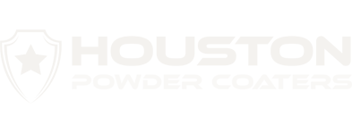 Logo of Houston Powder Coaters featuring a shield with a star in the center.