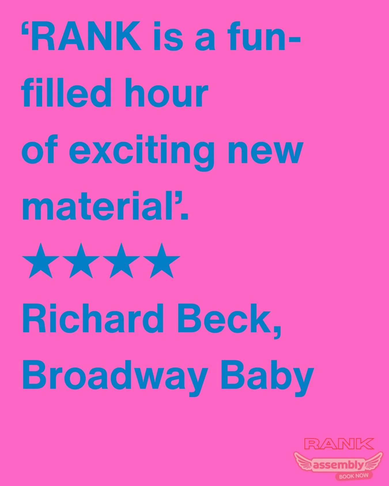 @assemblyfest ROXYBOXY 5-16th August as part of @edfringe LINK IN BIO xxx