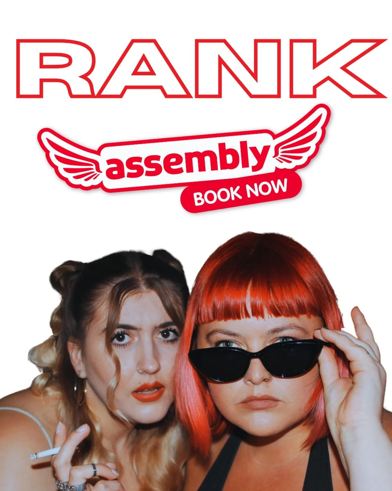 From the 5th-16th August RANK will be in @assemblyfest &lsquo;s ROXYBOXY for an 11 show run as part of @edfringe 2026 🥳
It&rsquo;s getting closer and closer and we are very excited! 
Get ready to see a hell of a lot more of us! As we bombard your fe