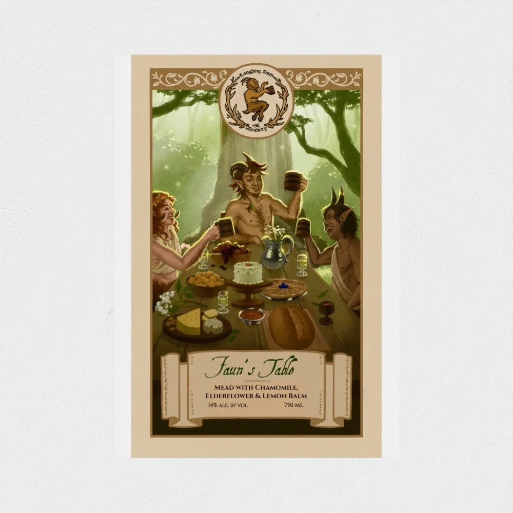 Faun's Table Art Print