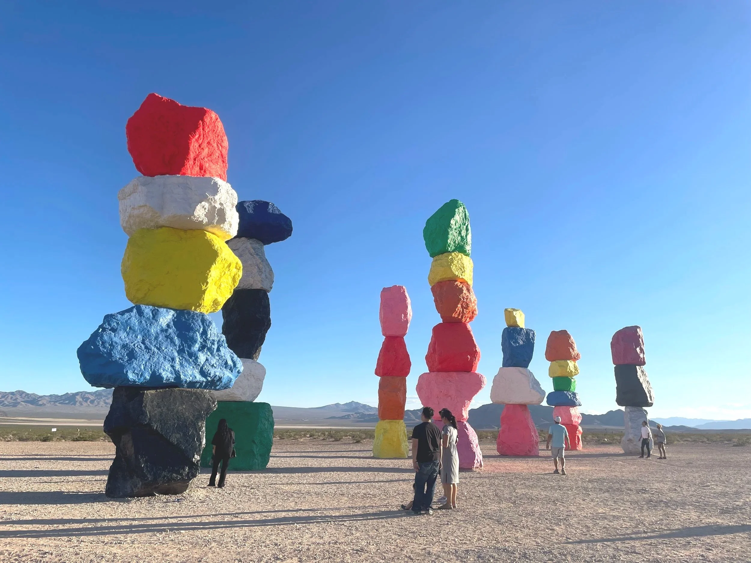 The Seven Magic Mountains Las Vegas Nevada