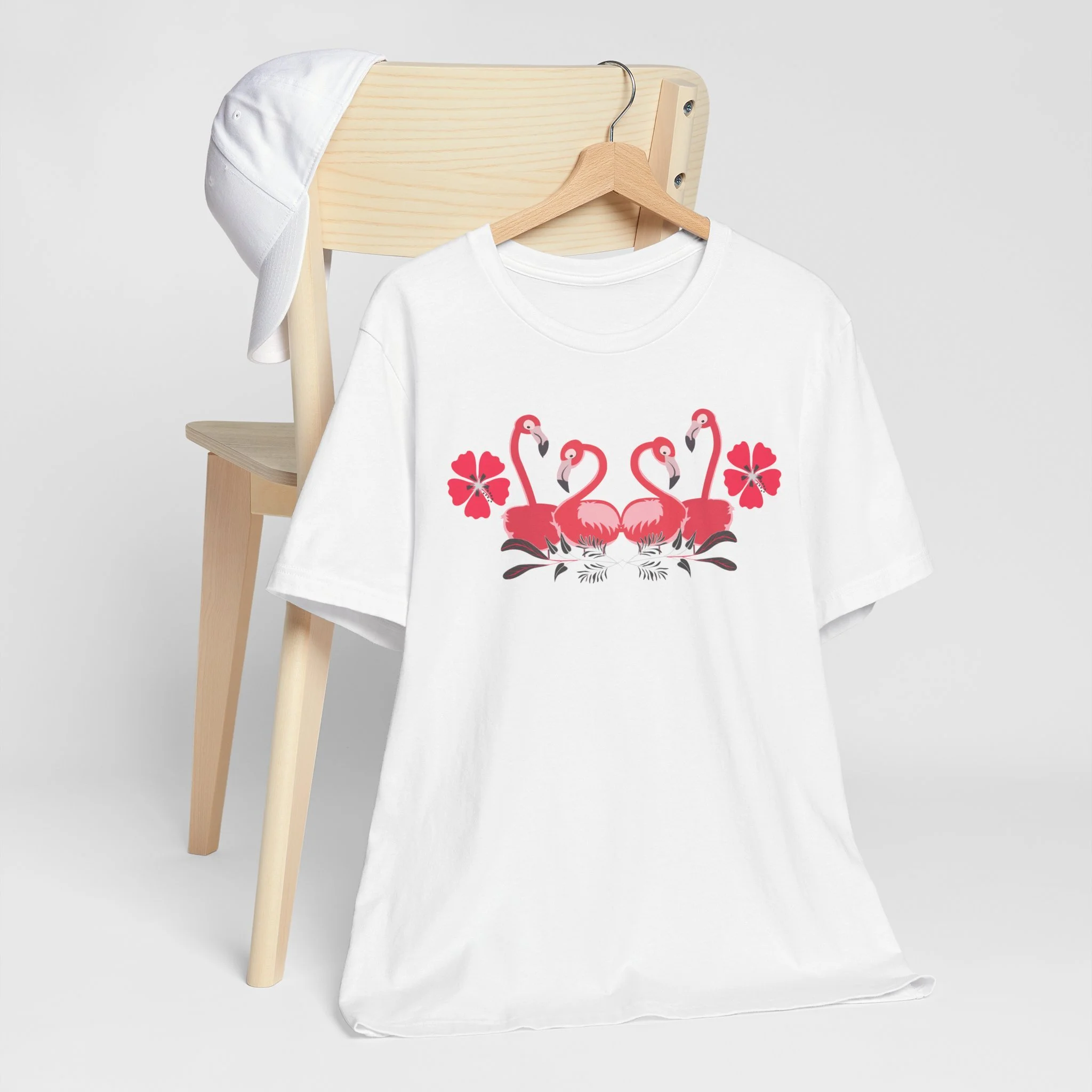 Flamingo Trio Floral Tee