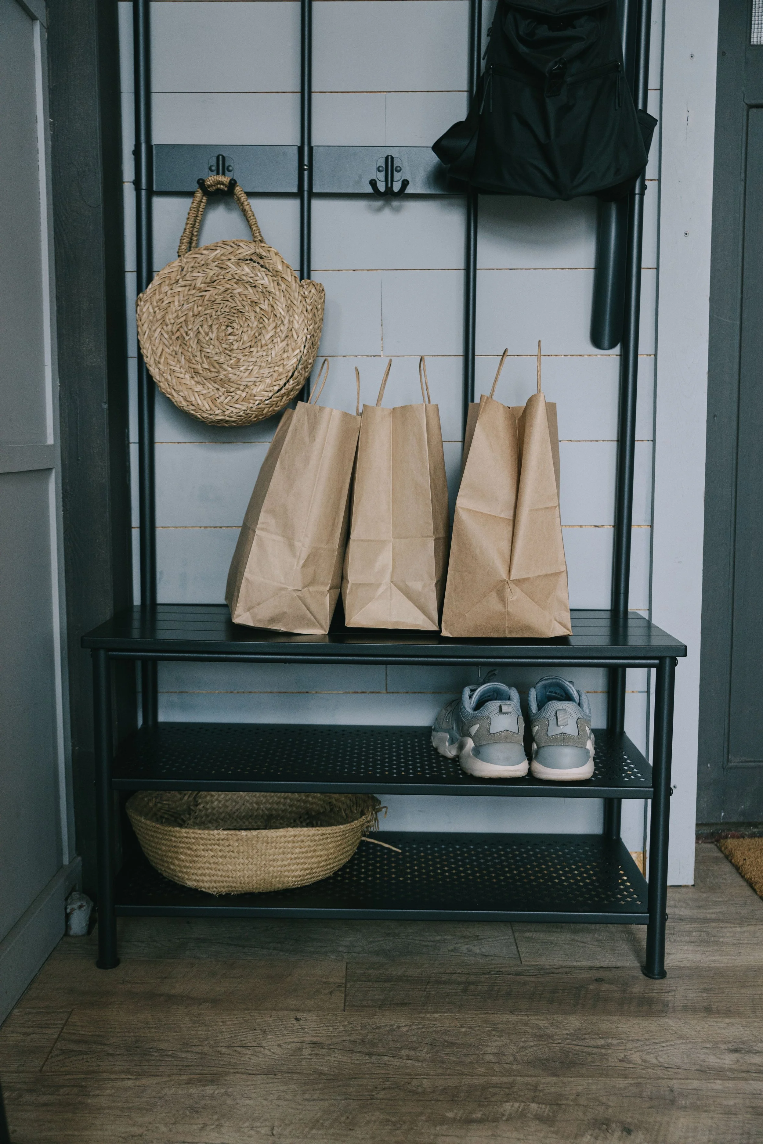 Small Entryway Storage Ideas for Shoes, Bags, and Keys