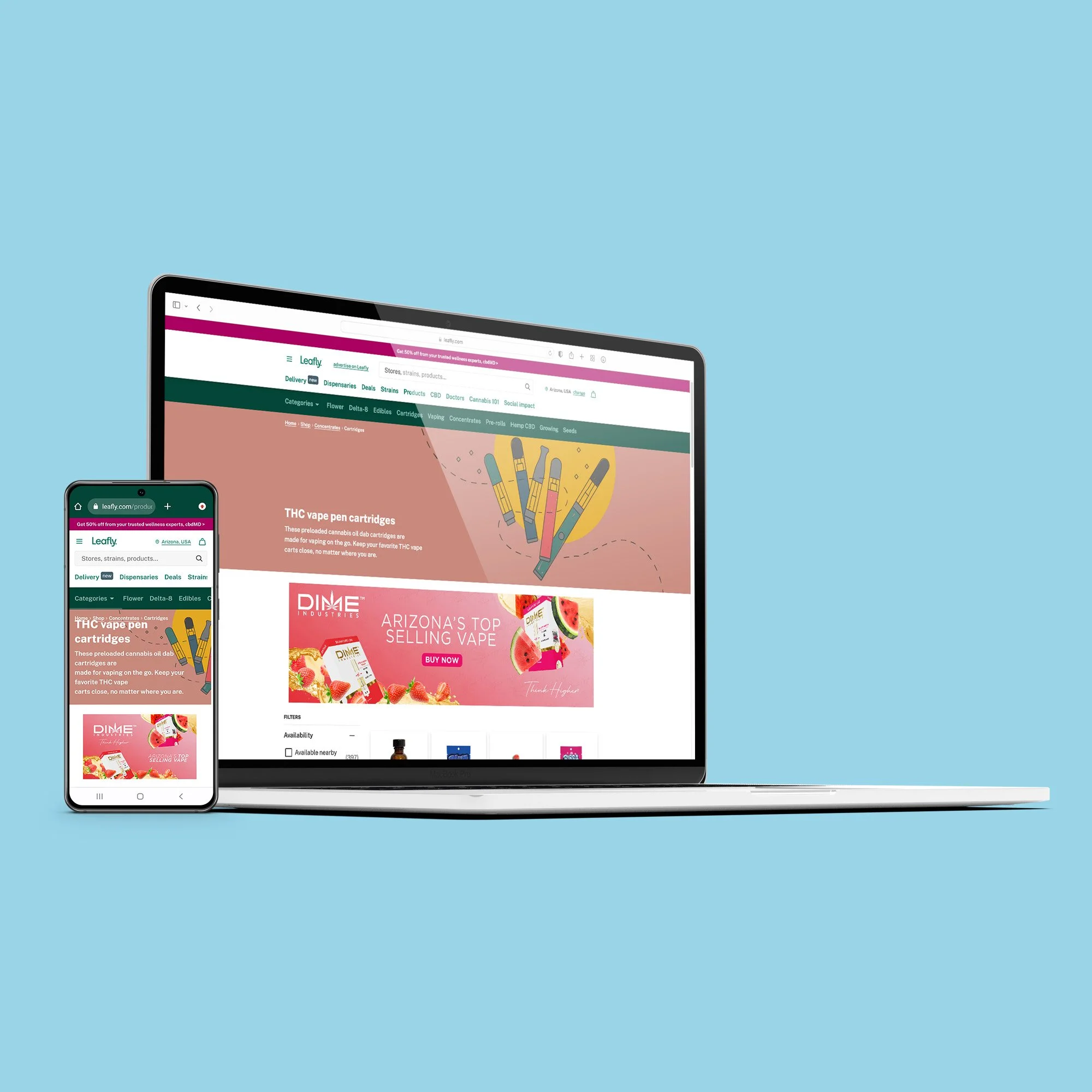 Dime Web Advertisement