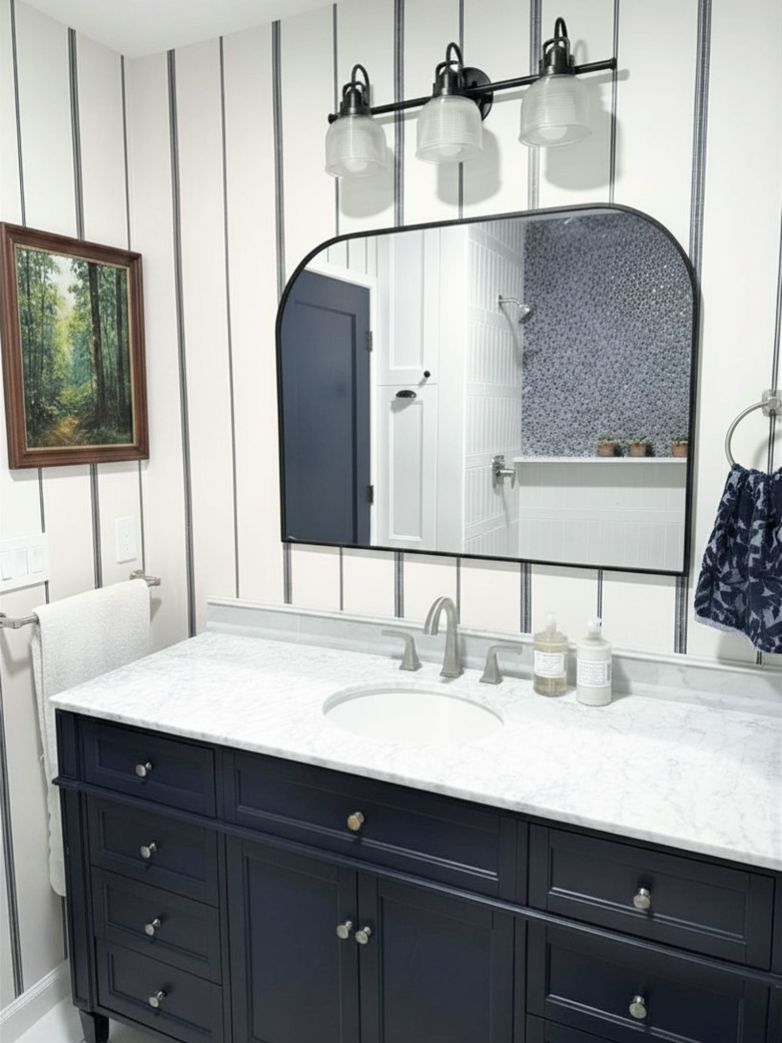 Lake House Main Bathroom Completed Renovation