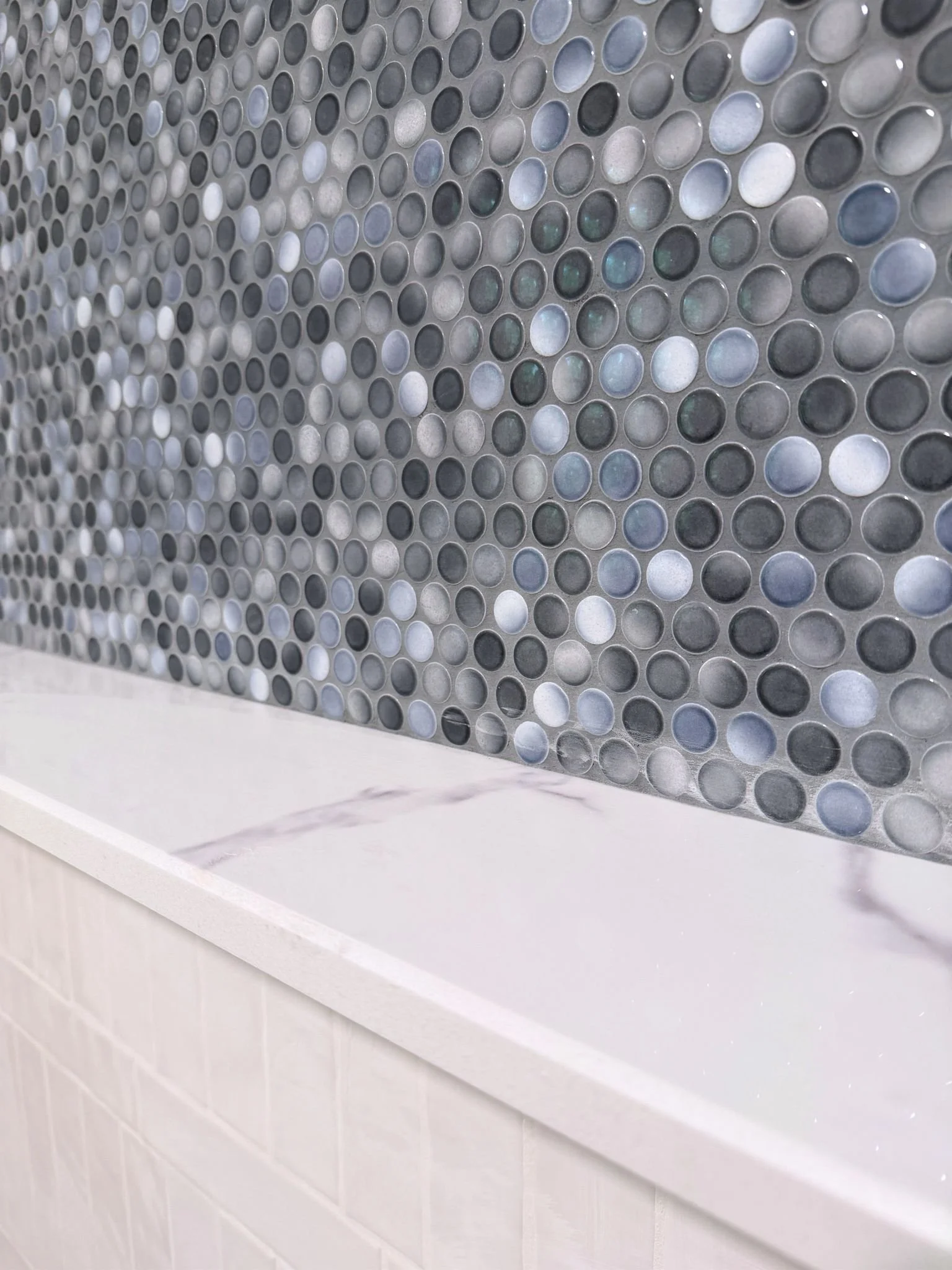 Lake House Main Bathroom Shower Tile Detail