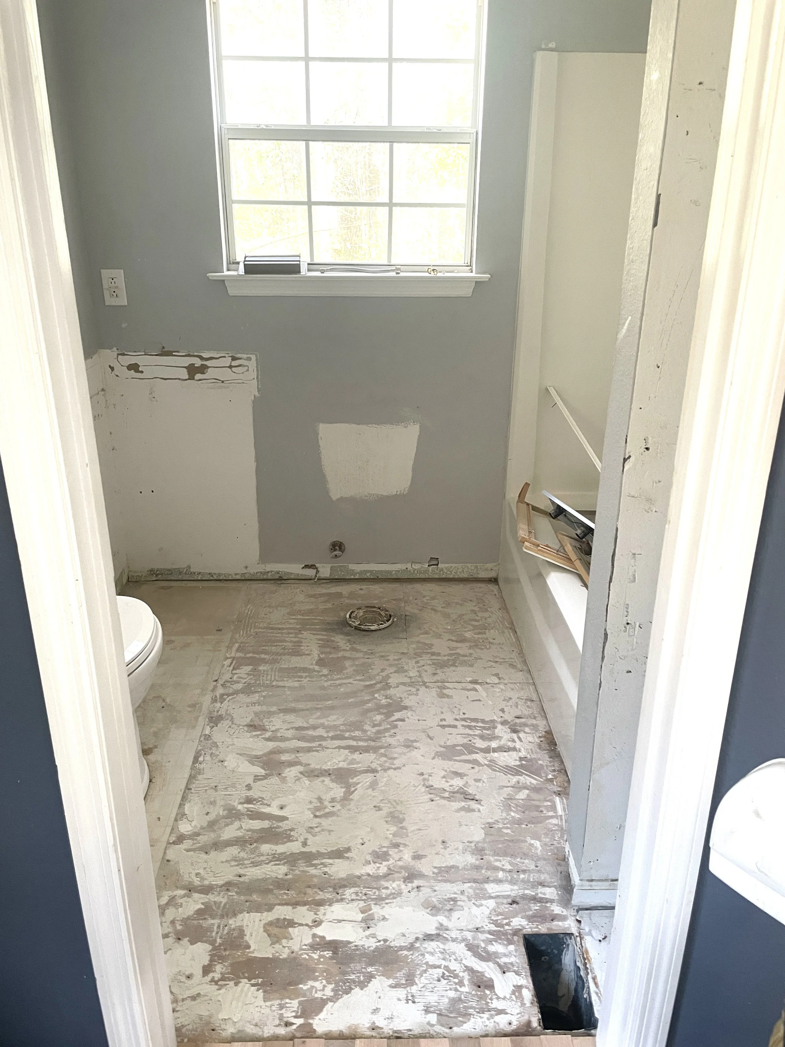 Lake House Main Bathroom After Demo