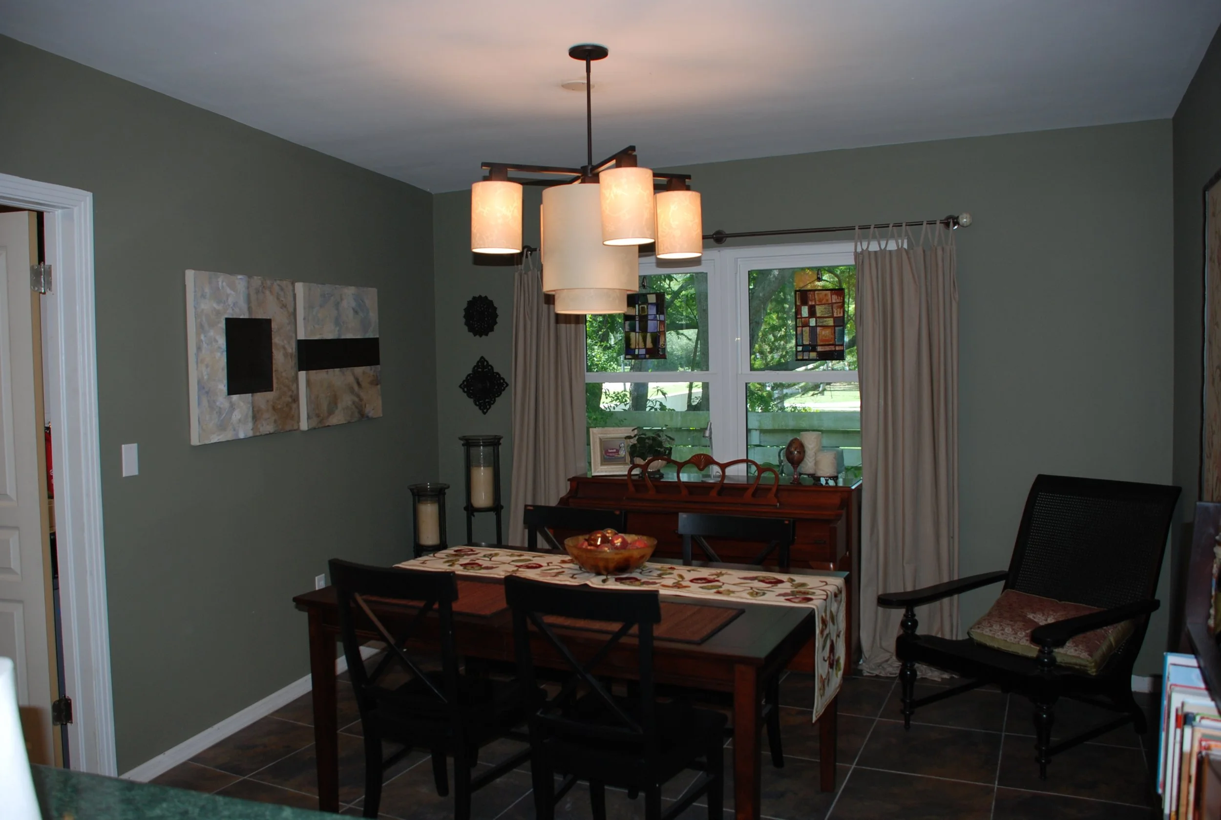 Kitchen Dining Space Before