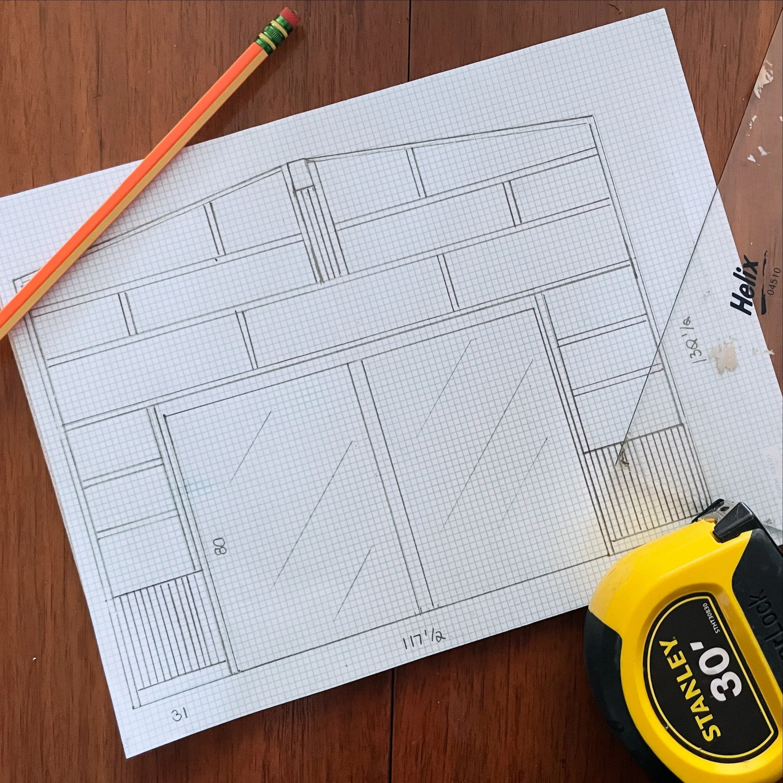 Bookcase Concept Drawing