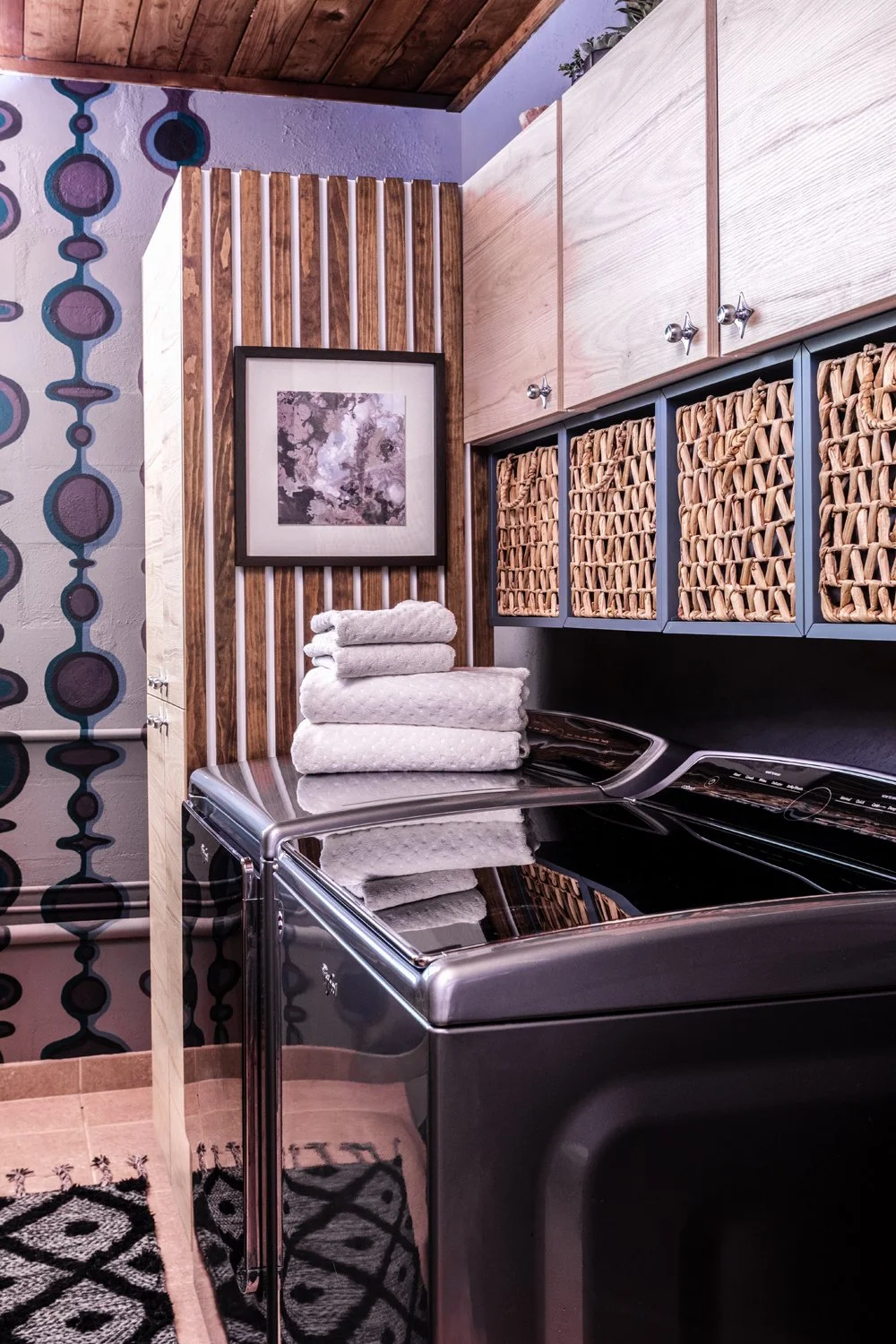 Funky Laundry Room