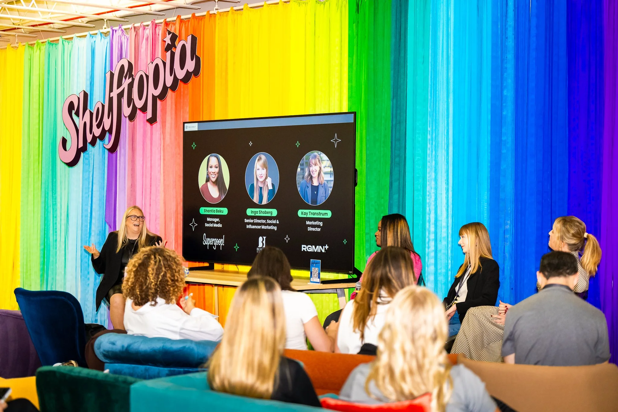 Panel discussion at Shelftopia conference produced for Shelf, an influencer marketing agency.