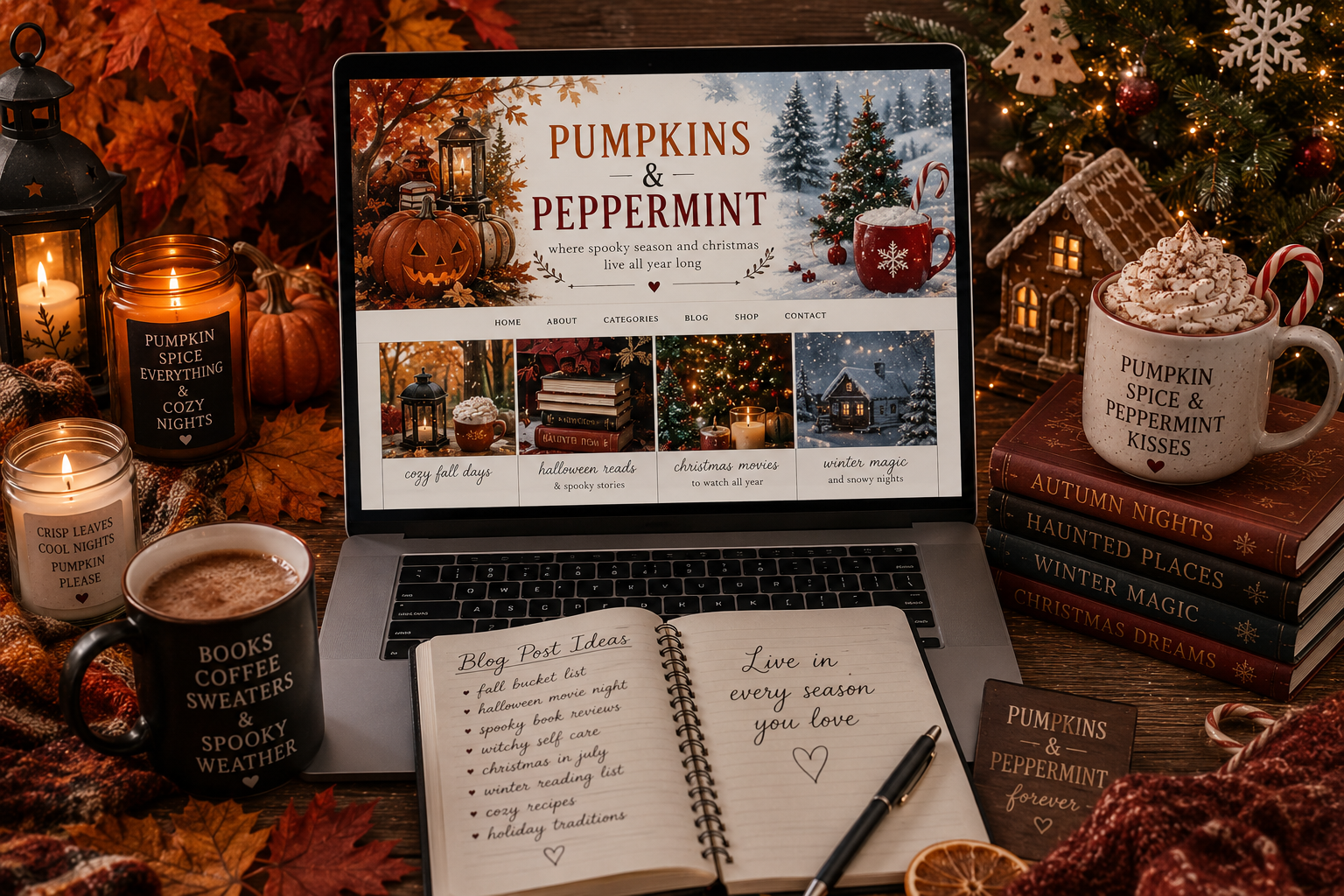 🎃🍬 Welcome to Pumpkins &amp; Peppermint!