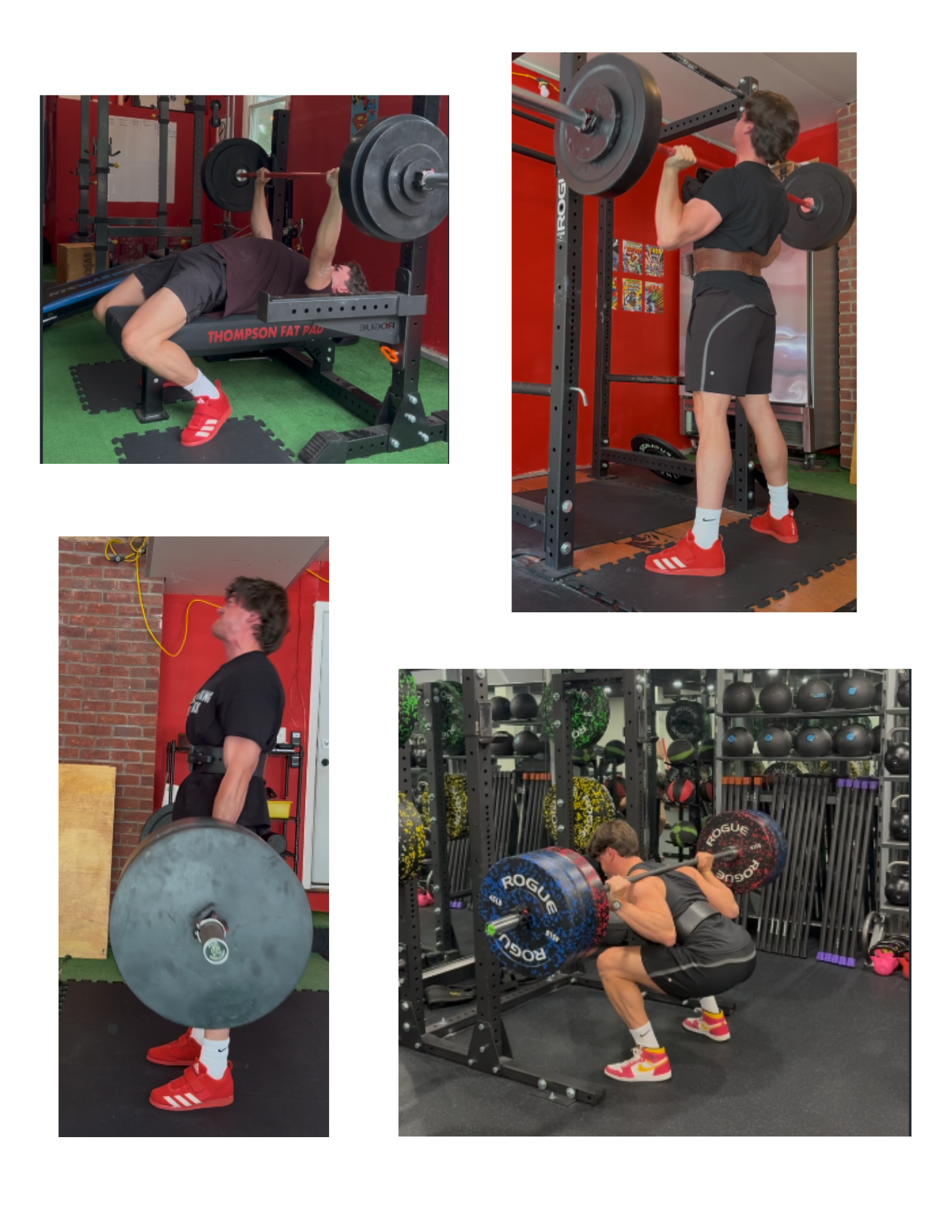Billy Vetter power lifting and bodybuilding.