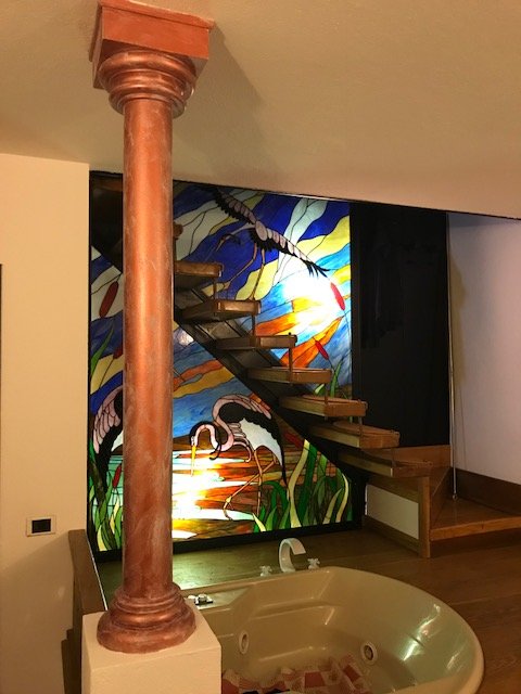 Rifacimento bagno con finiture contemporanee