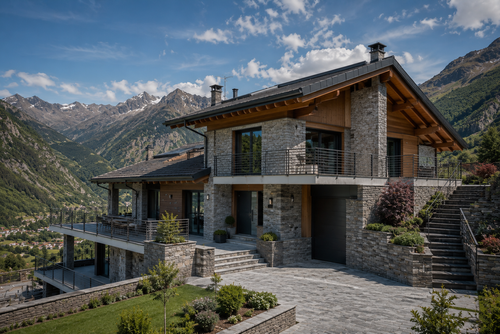 Opera edile completata in Valle d'Aosta