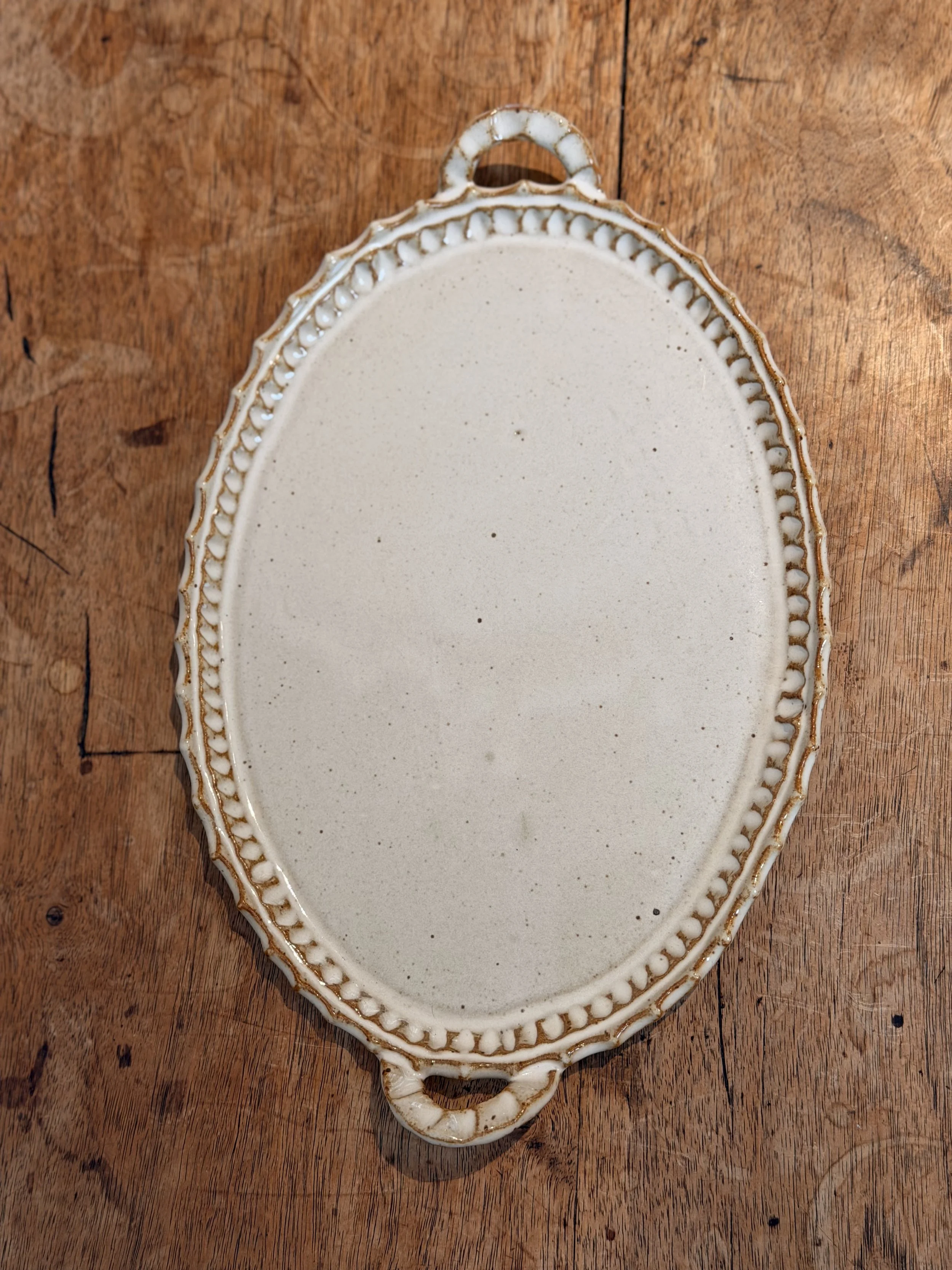 Oval Tray with Handles