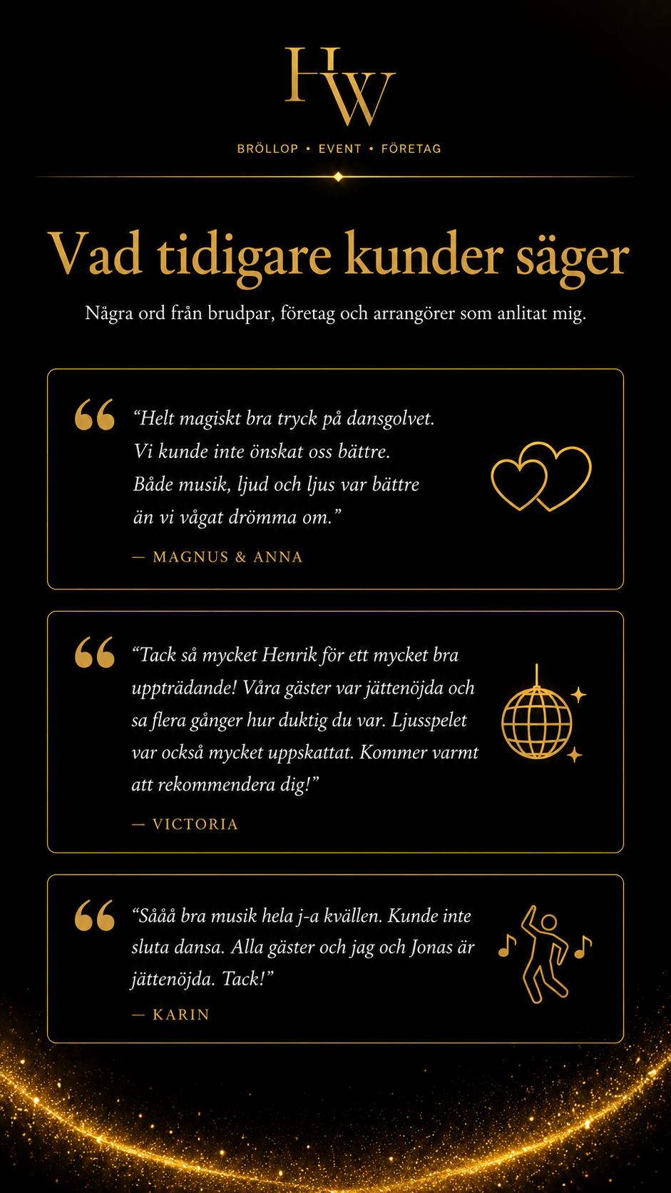 Företagsevent med DJ, professionellt ljud och ljus.