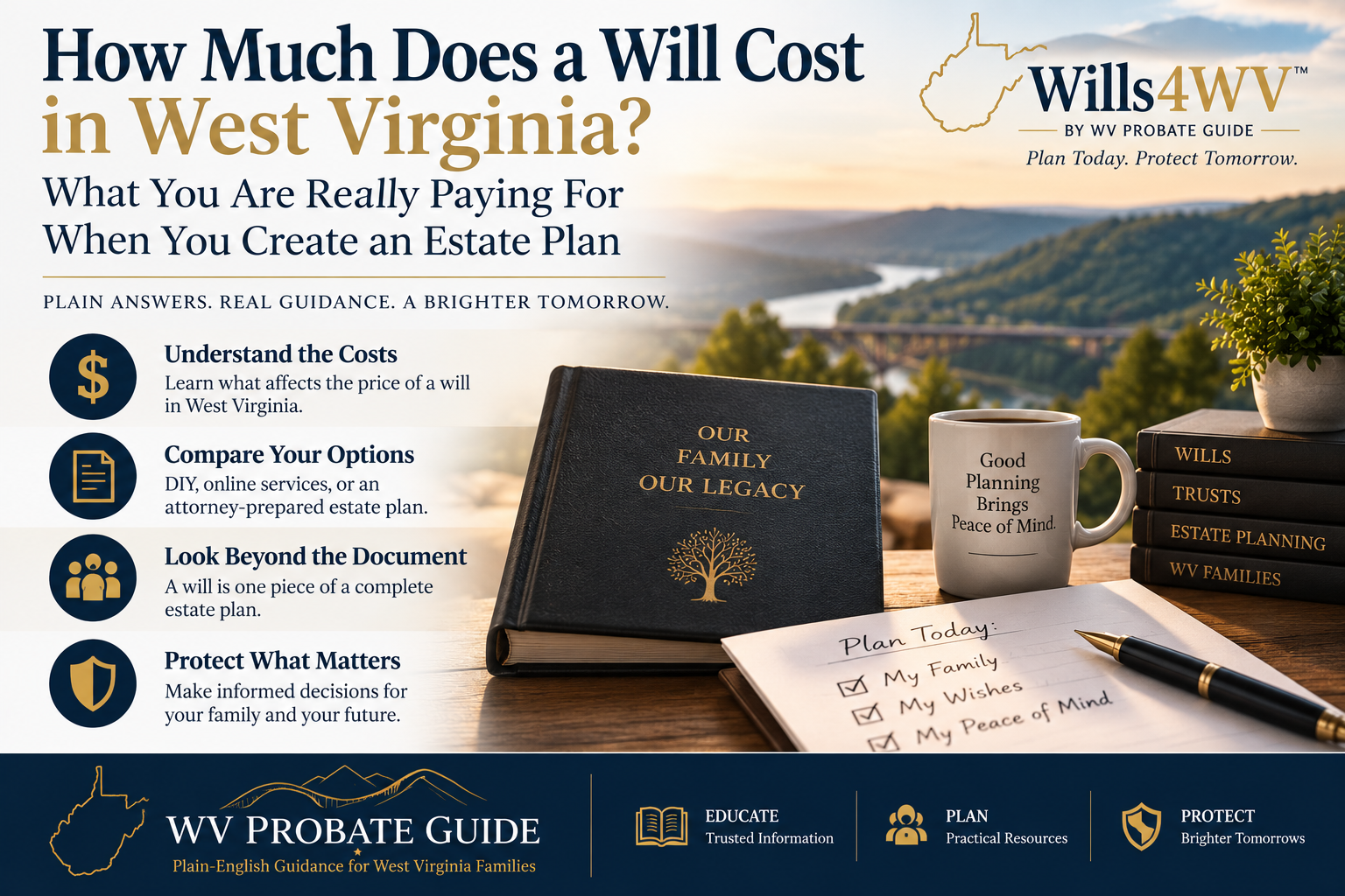 How Much Does a Will Cost in West Virginia?