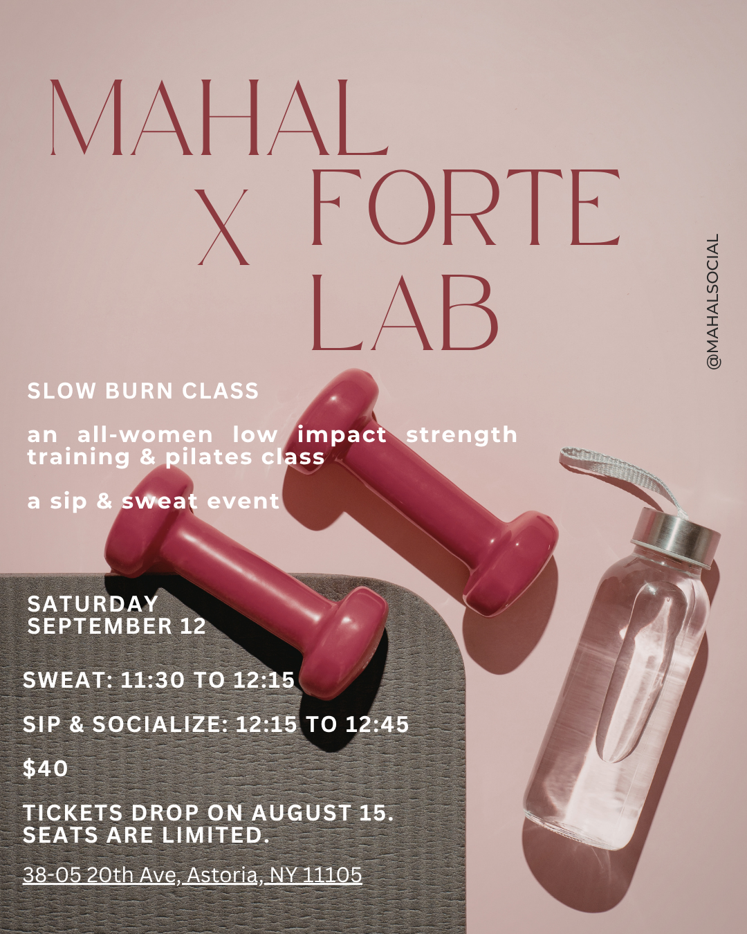 Mahal Sip & Sweat 