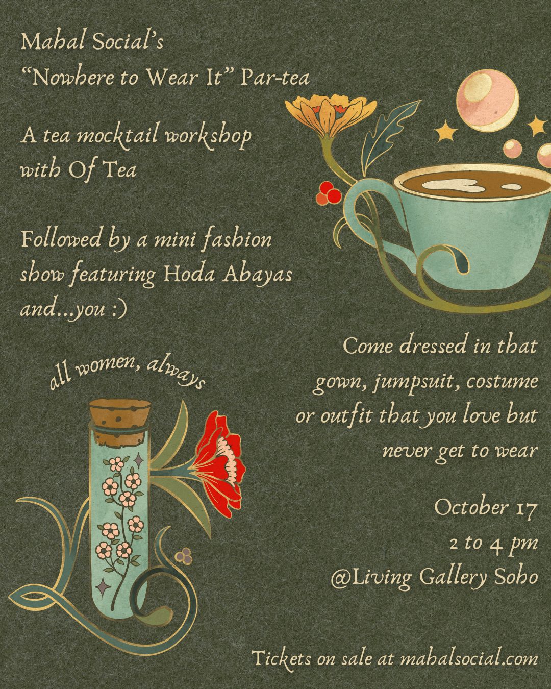 Mahal's Nowhere to Wear it Par-tea