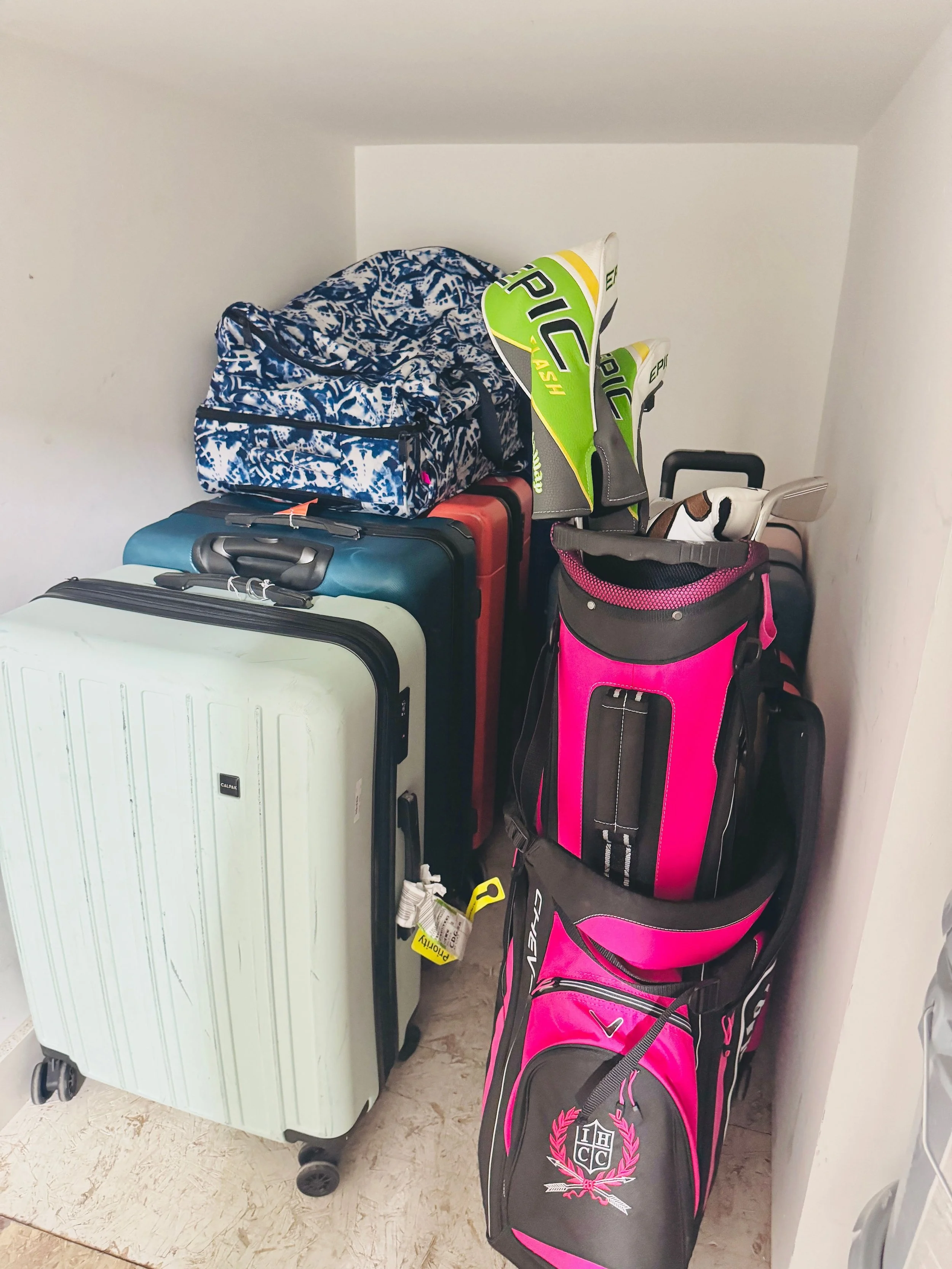 Park City garage organization featuring heavy-duty storage for sports gear and luggage.