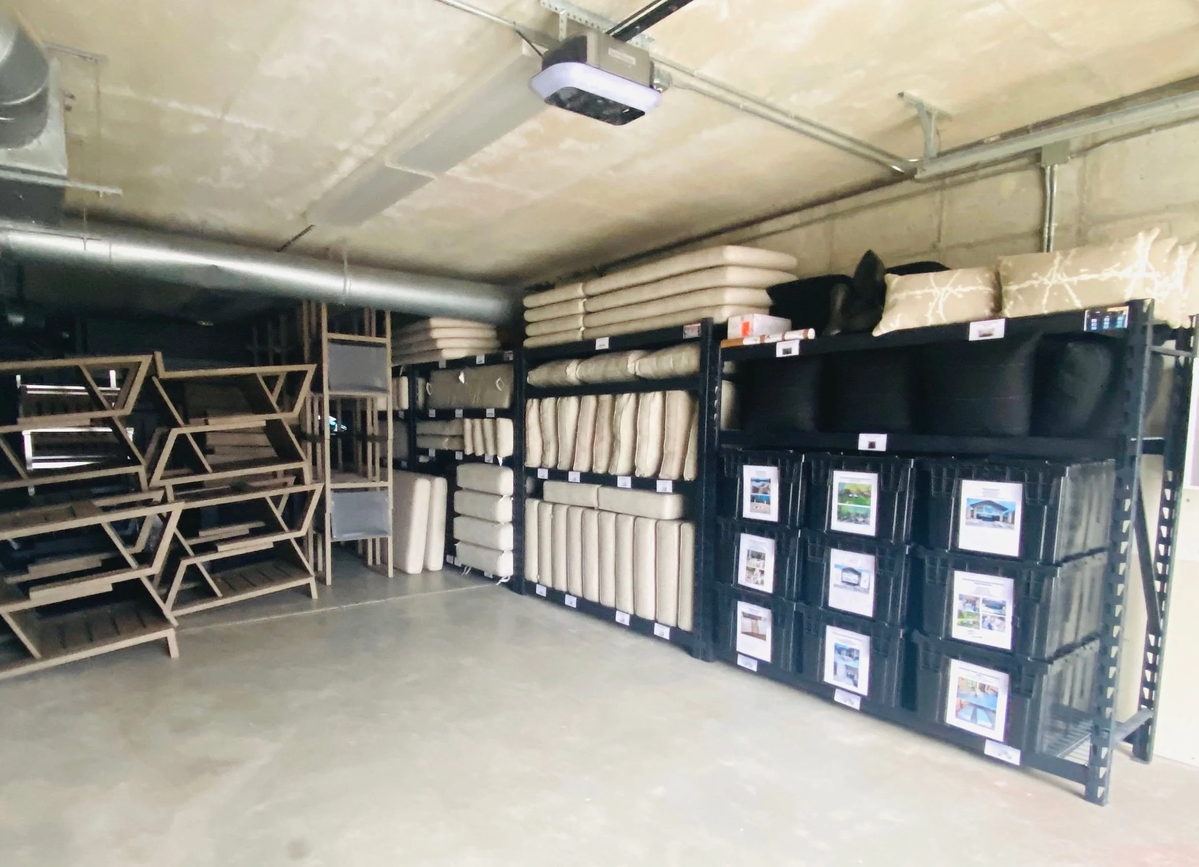 Seasonal outdoor furniture and backyard storage solutions by a Park City professional organizer.