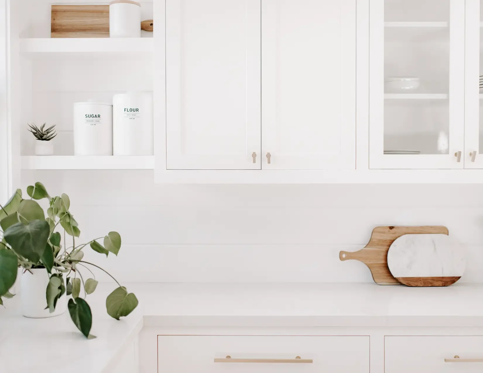 Clean and organized residential kitchen designed by Sort Theory in Park City, Utah.