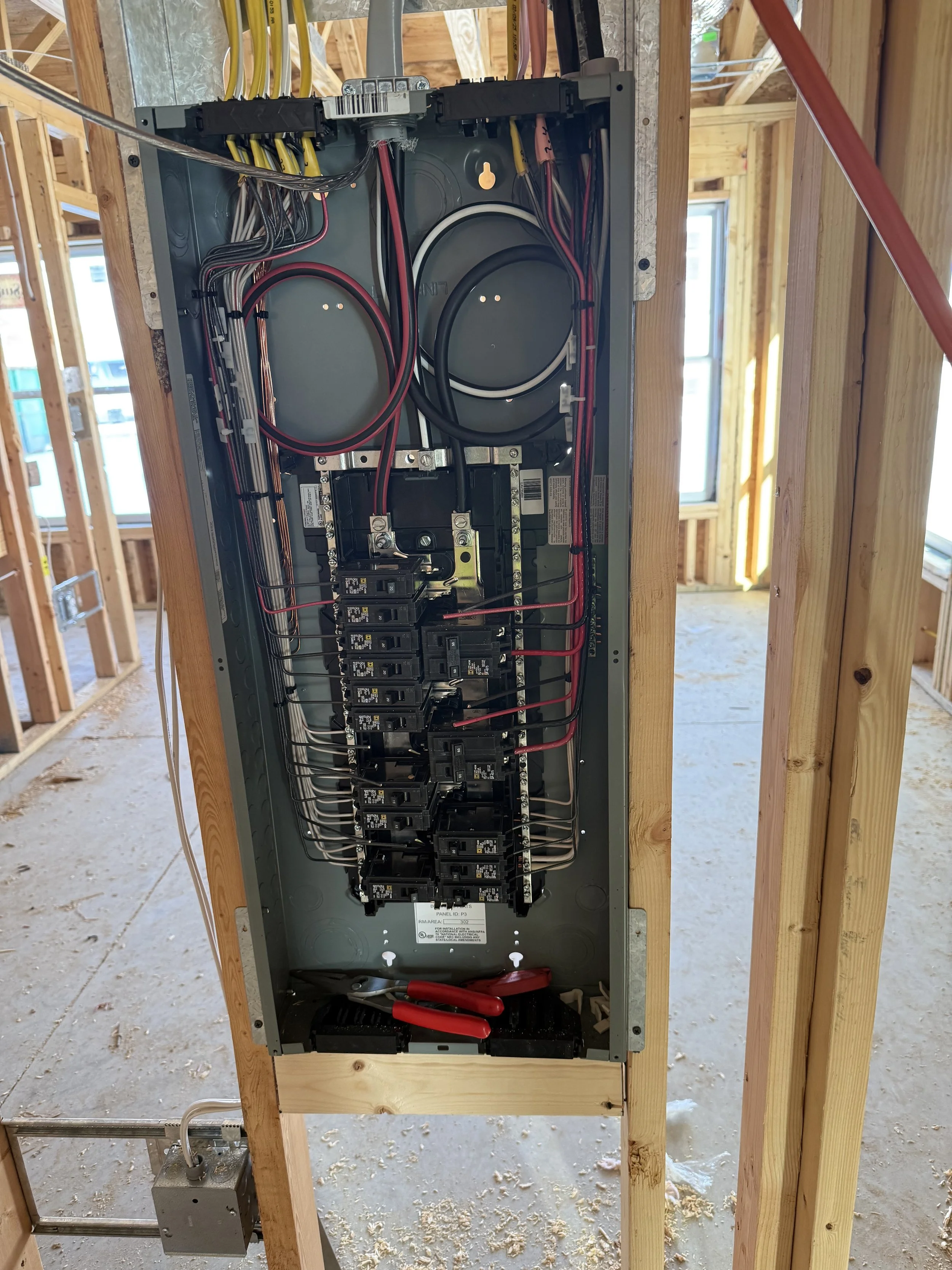 Home electrical panel modernization, 200 amp service upgrade, and safety inspection by ProVolt Electric in Bedford, IN.