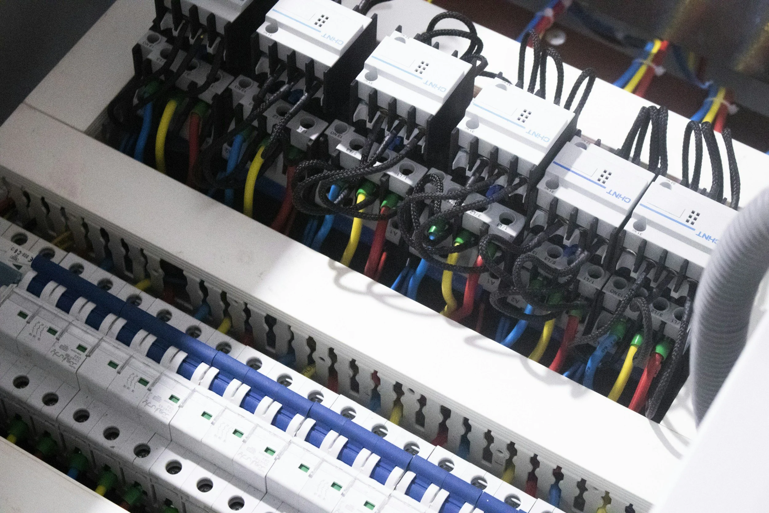 Commercial electrical maintenance and control board wiring for local businesses by ProVolt Electric in Ellettsville, Indiana.