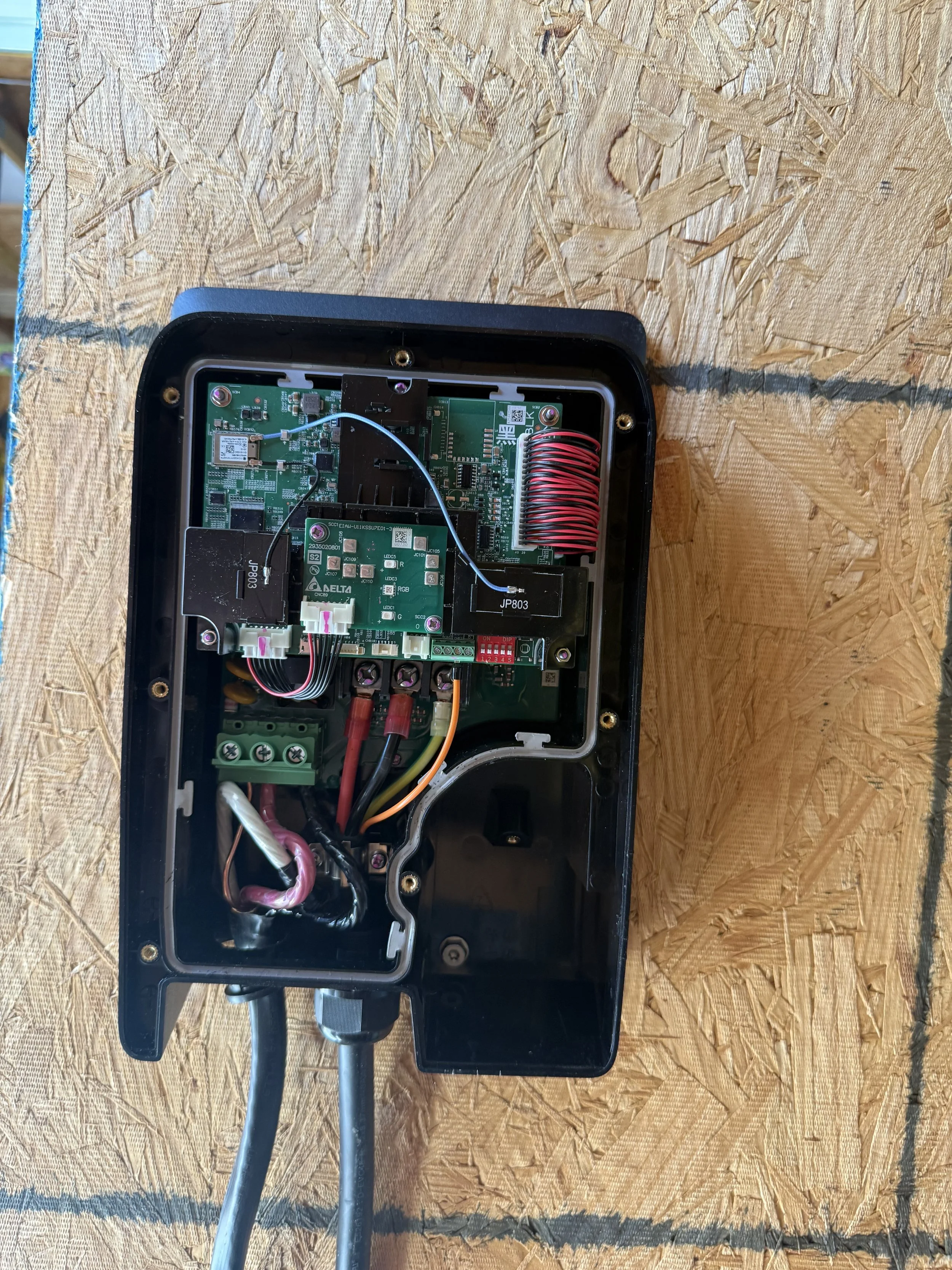 Electric vehicle charging station repair, EV charger diagnostic troubleshooting, and home charging port maintenance by ProVolt Electric in Bloomington, Indiana.
